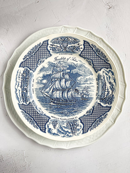 Alfred Meakin Fair Winds Dinner Plate - ‘Friendship of Salem’ Design - SOSC Home