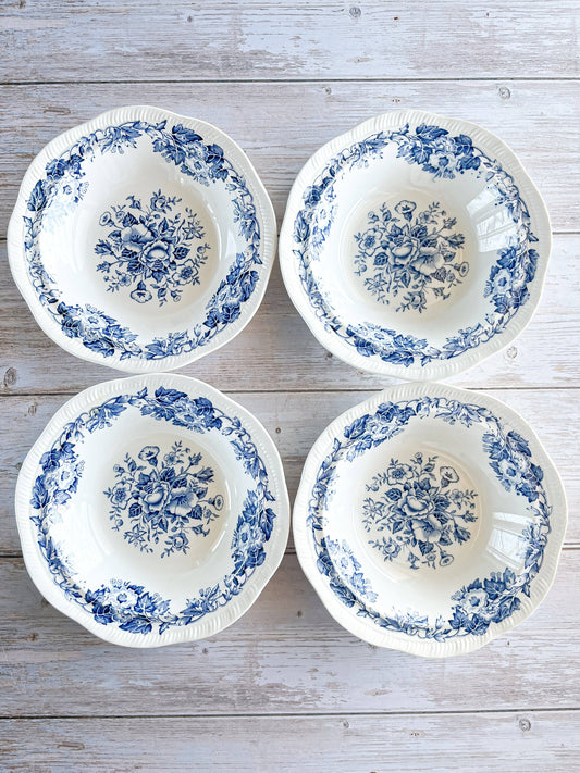 Alfred Meakin Rim Soup Bowl Set of 4 - 'Salisbury' Collection - SOSC Home