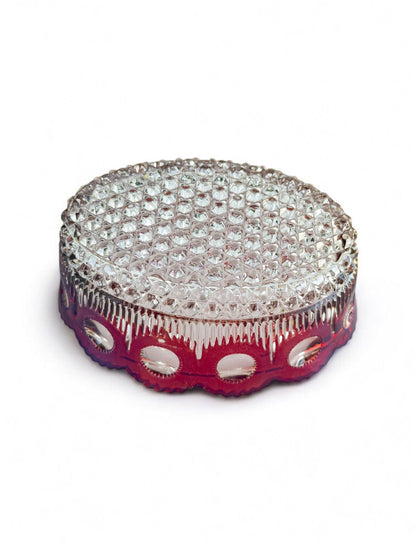 Antique Ruby Flash Condiment Dish (c. 1890–1910) - SOSC Home