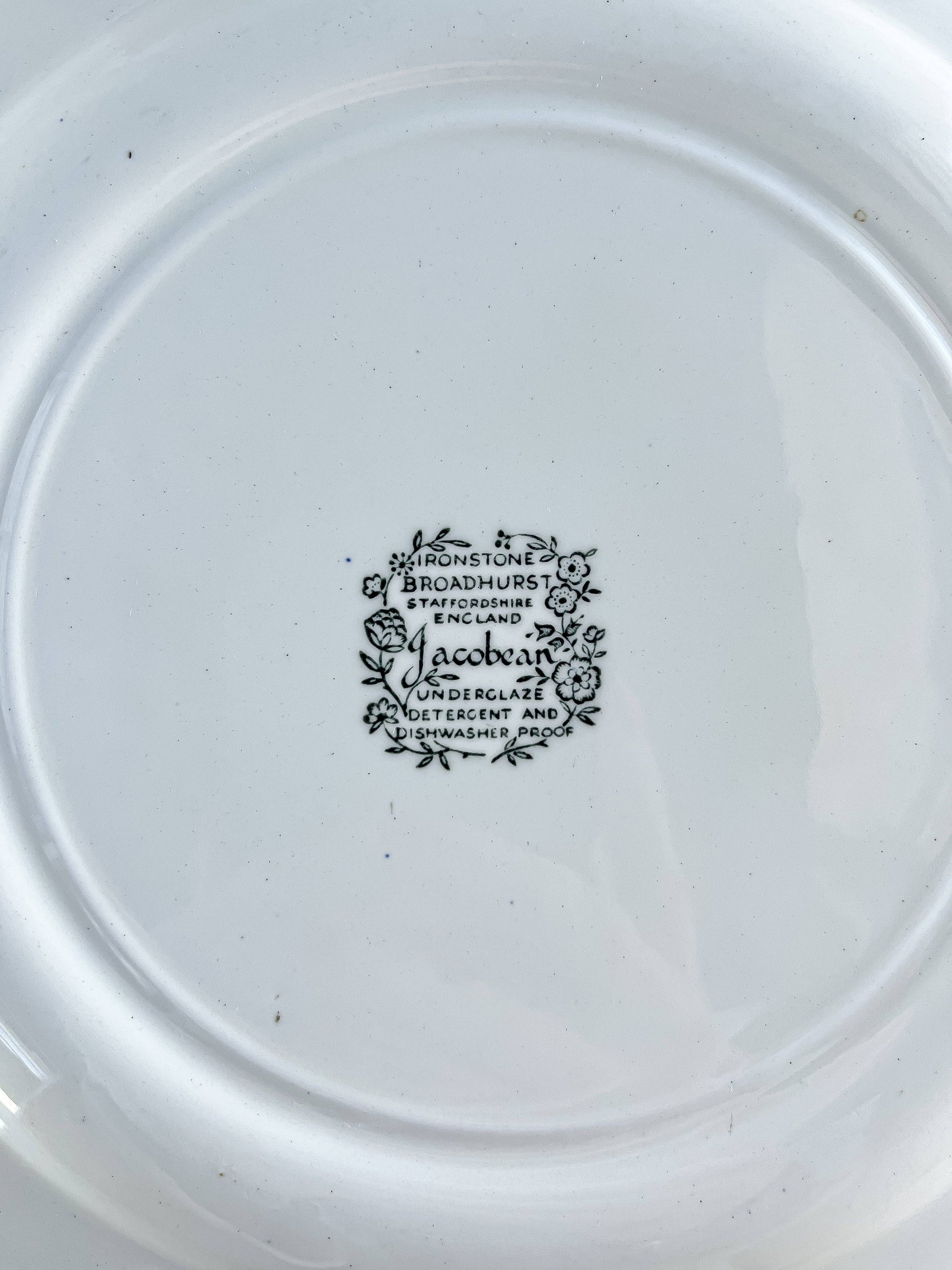 Broadhurst Dinner Plate - ‘Jacobean’ Collection - SOSC Home