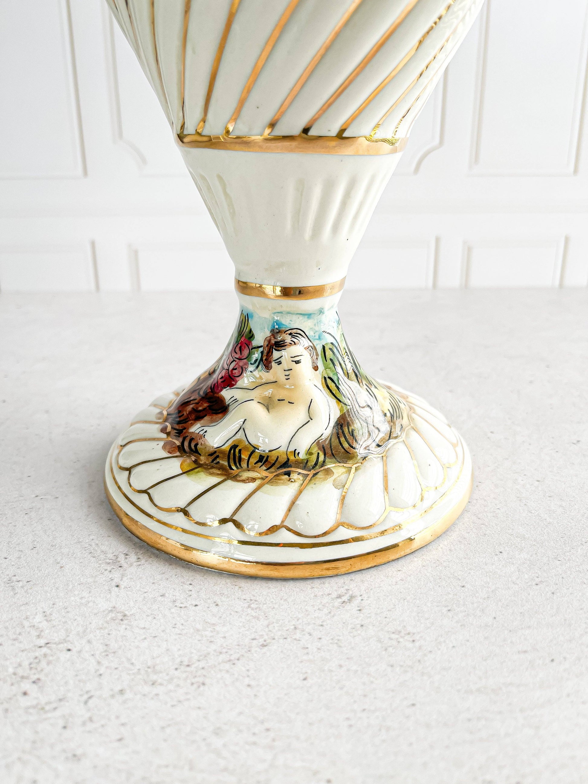 Capodimonte Porcelain Vase with Classical Scenes - SOSC Home