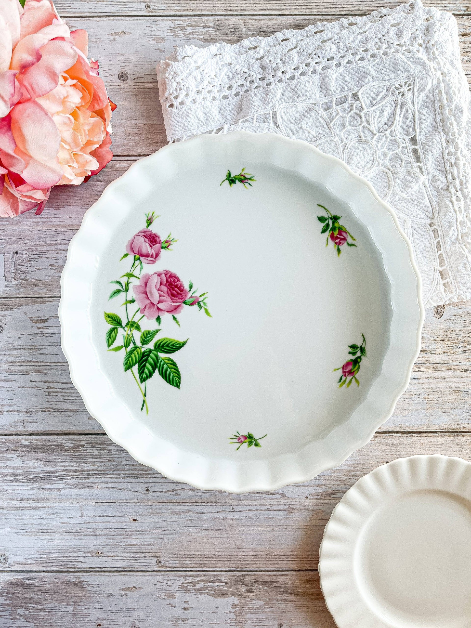Christineholm Pie/Quiche Dish 'Rose' Collection – SOSC Home