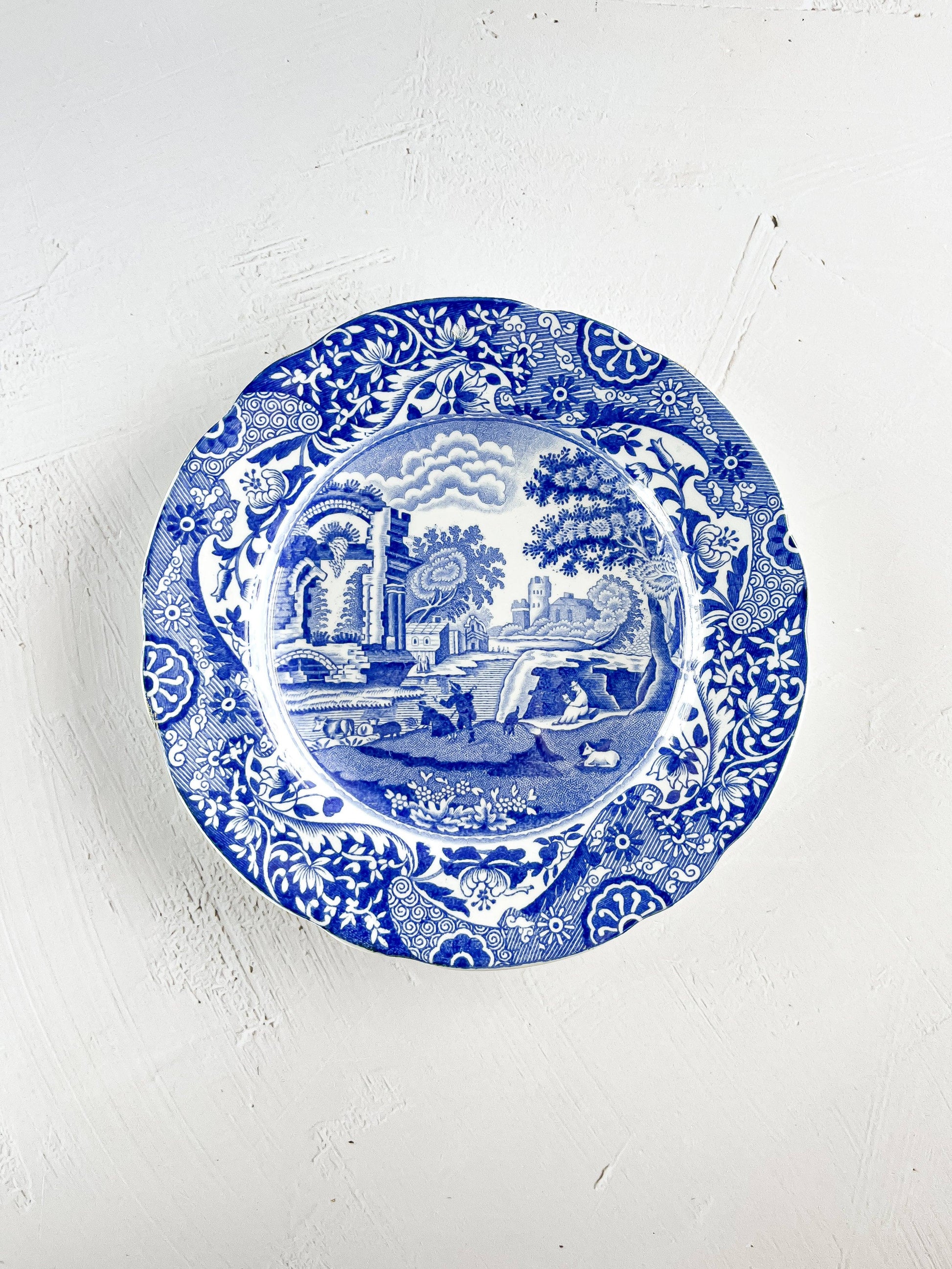 Copeland Spode Bread & Butter Plate - Blue Italian (Older Version) - SOSC Home