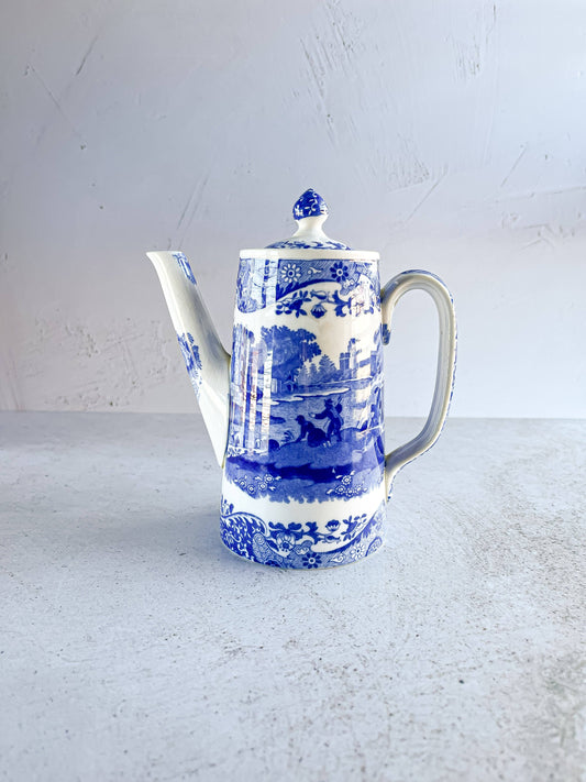 Copeland Spode Coffee Pot - ‘Blue Italian’ Collection (Older Version) - SOSC Home