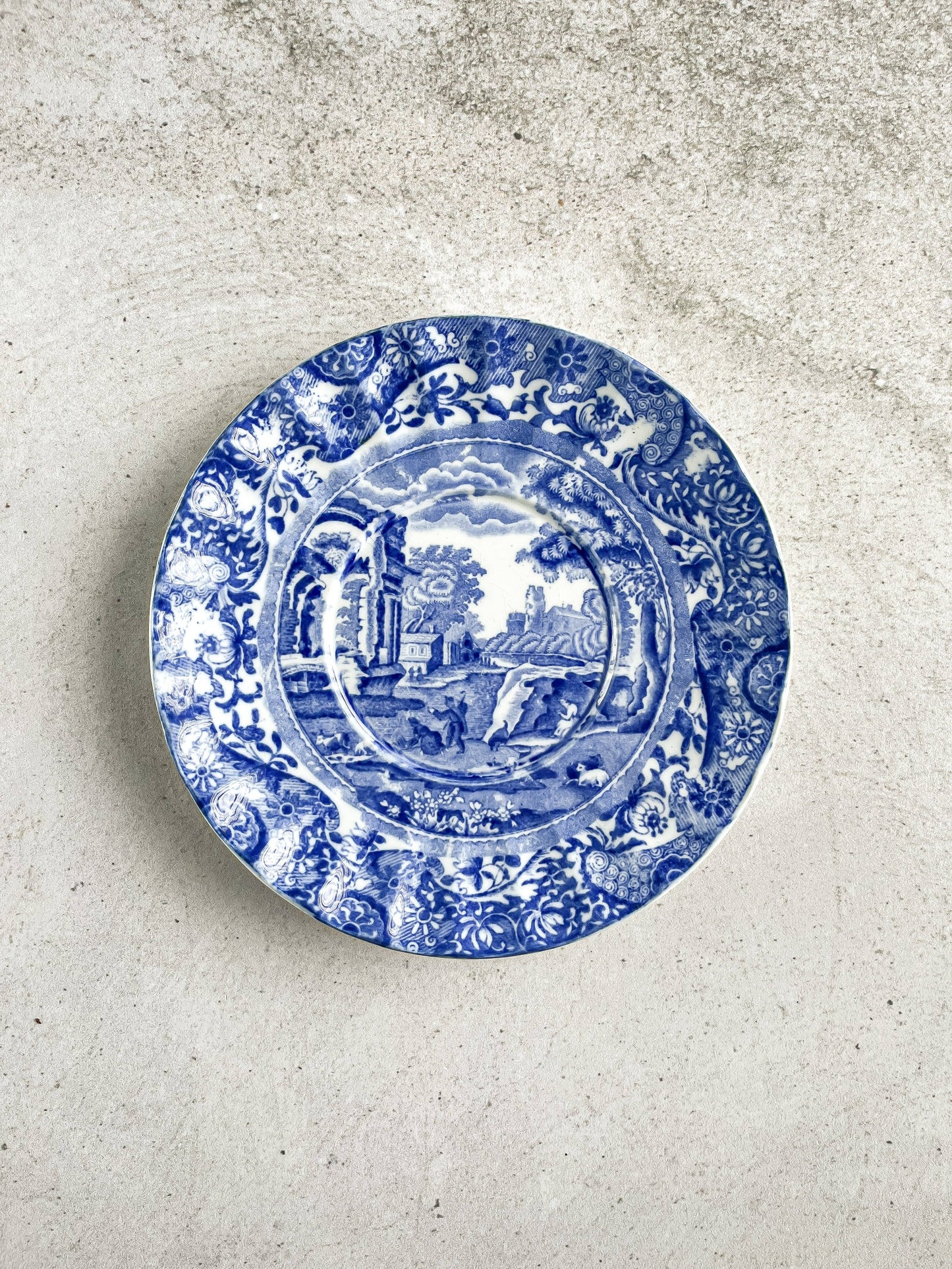 Copeland Spode Jumbo Saucer - ‘Blue Italian’ Collection (Older Version) - SOSC Home