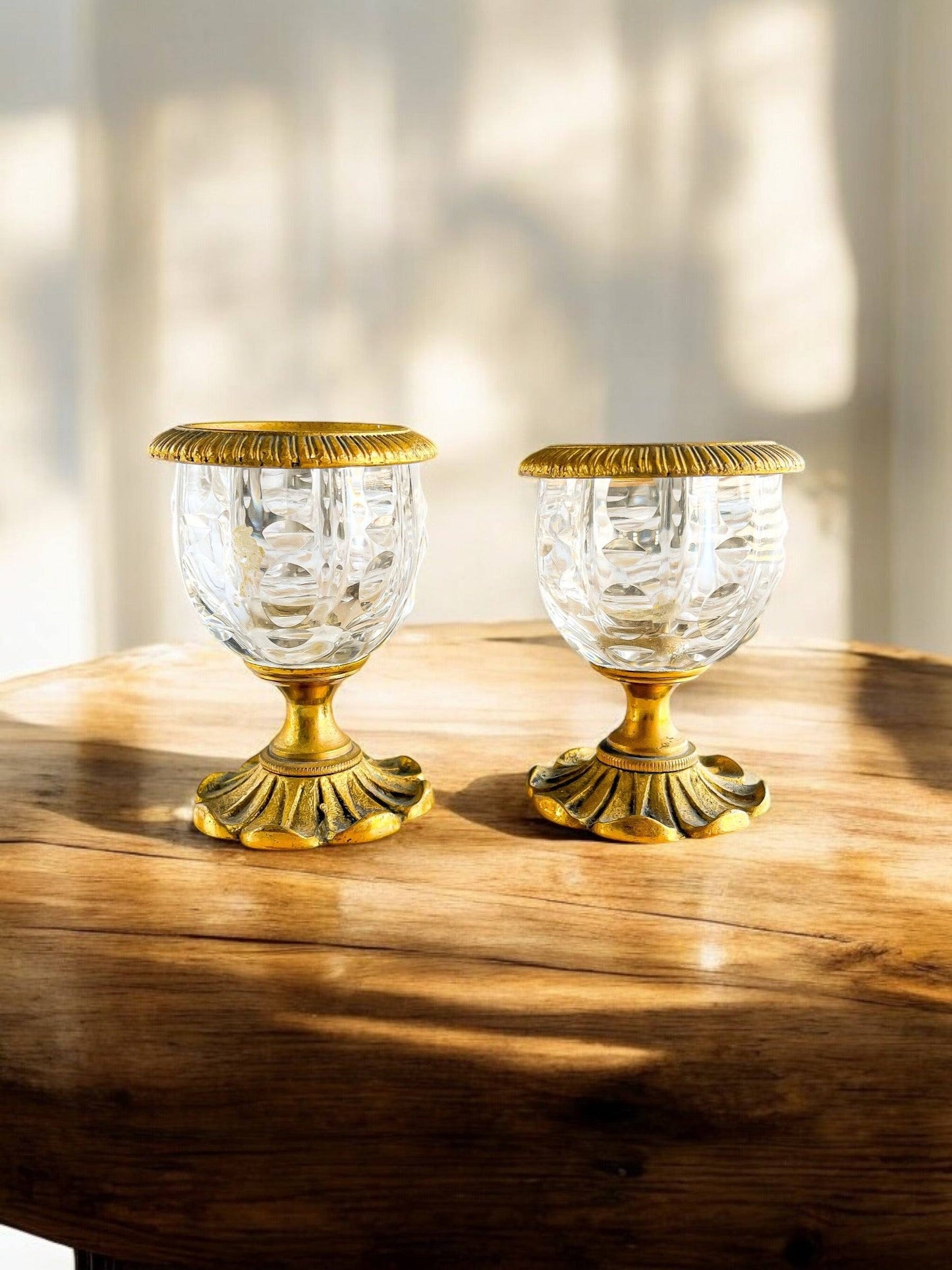 Crystal and Brass Decorative Accent Piece - SOSC Home