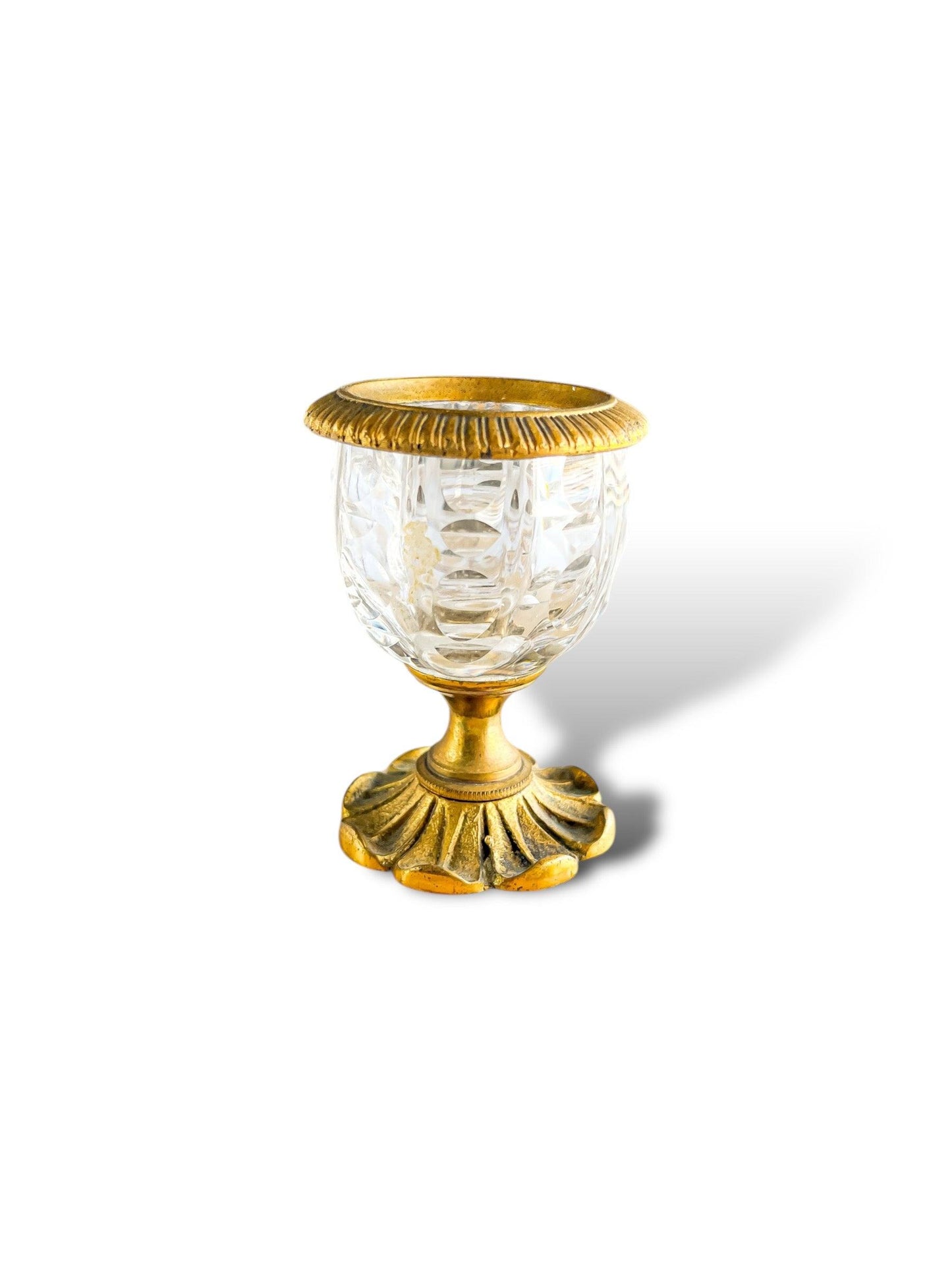 Crystal and Brass Decorative Accent Piece - SOSC Home