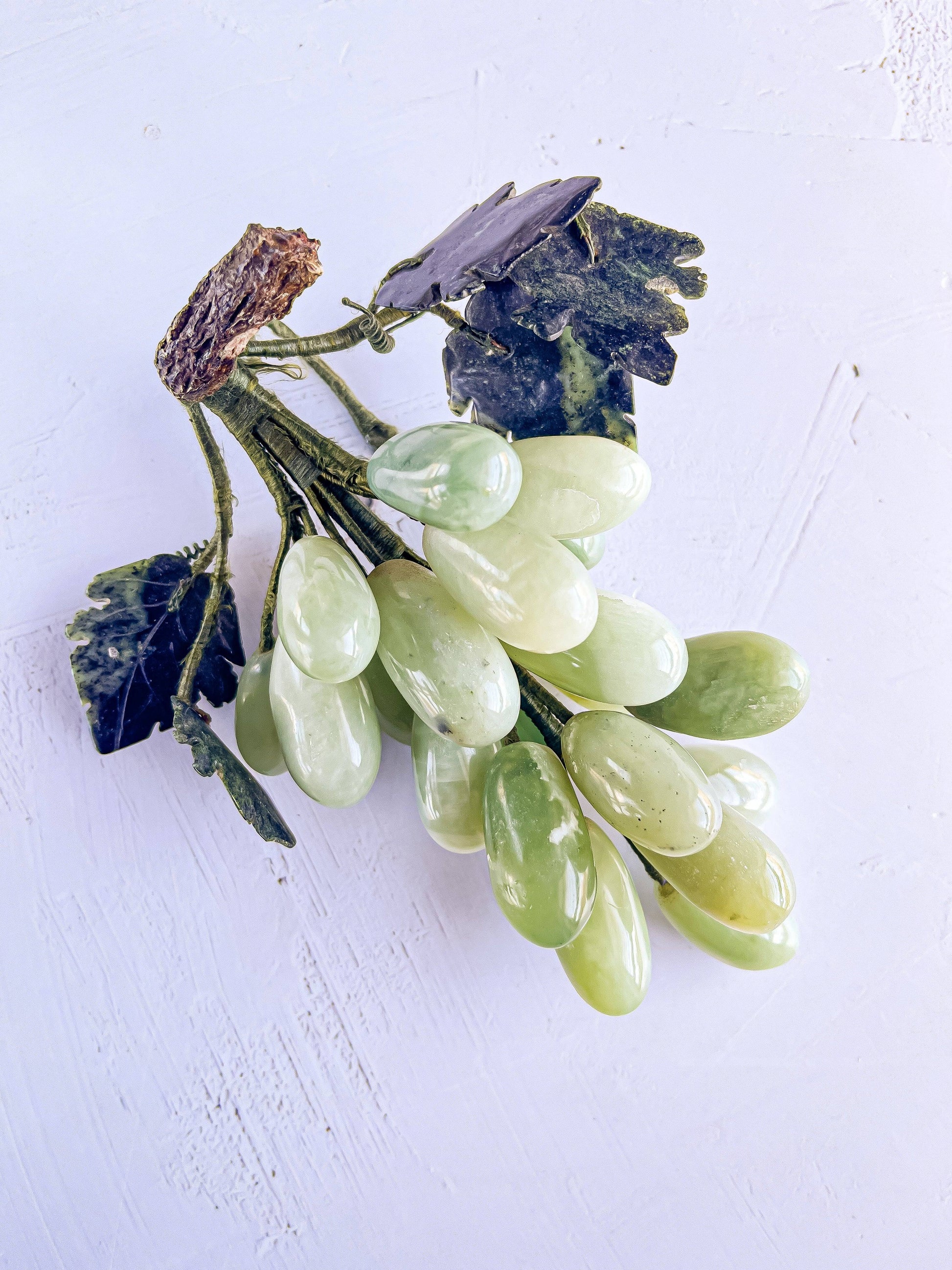 Decorative Cluster of Grapes - Jade-Coloured - SOSC Home