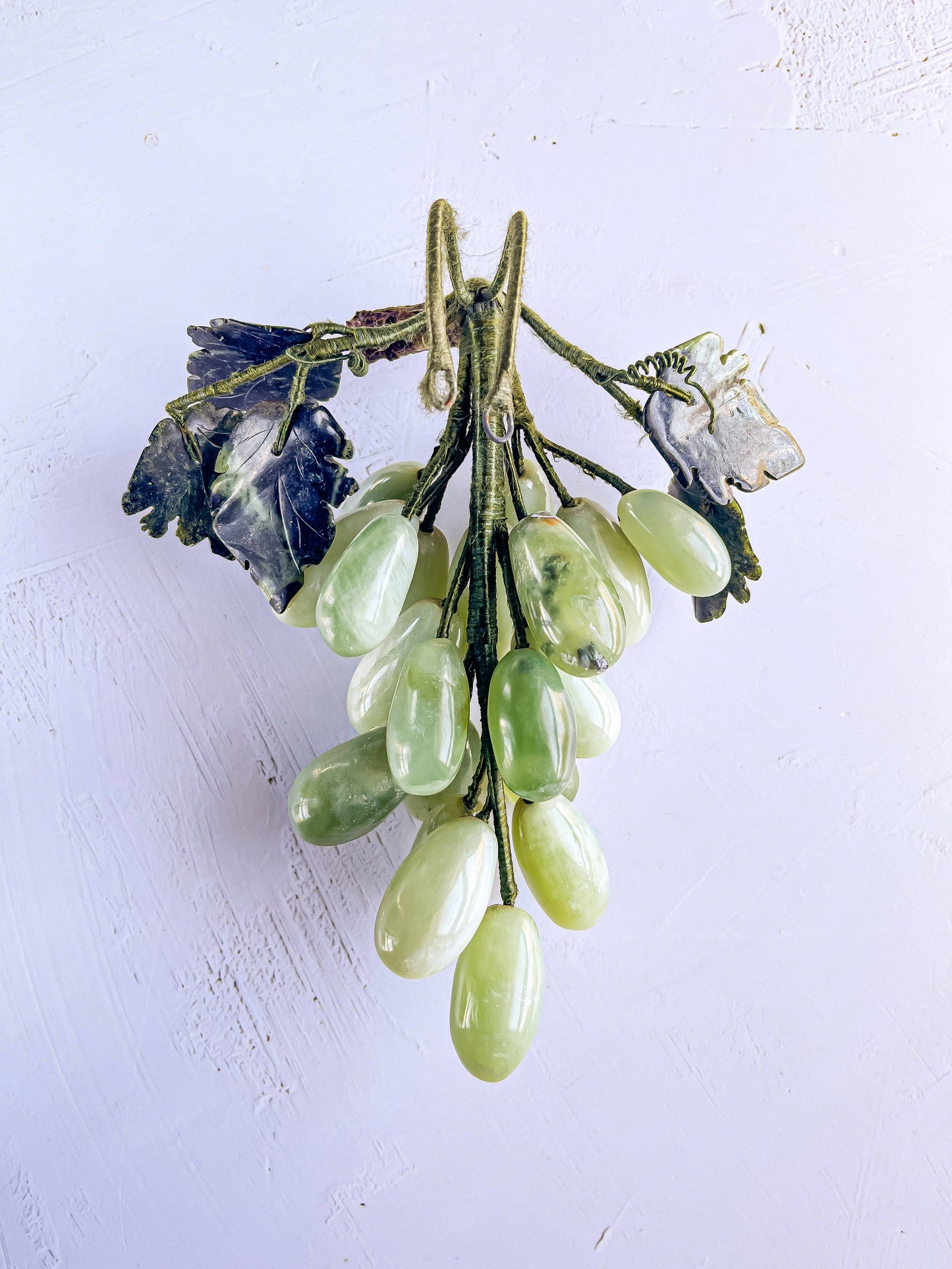 Decorative Cluster of Grapes - Jade-Coloured - SOSC Home