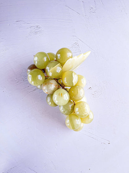 Decorative Cluster of Grapes - Serpentine Stone - SOSC Home