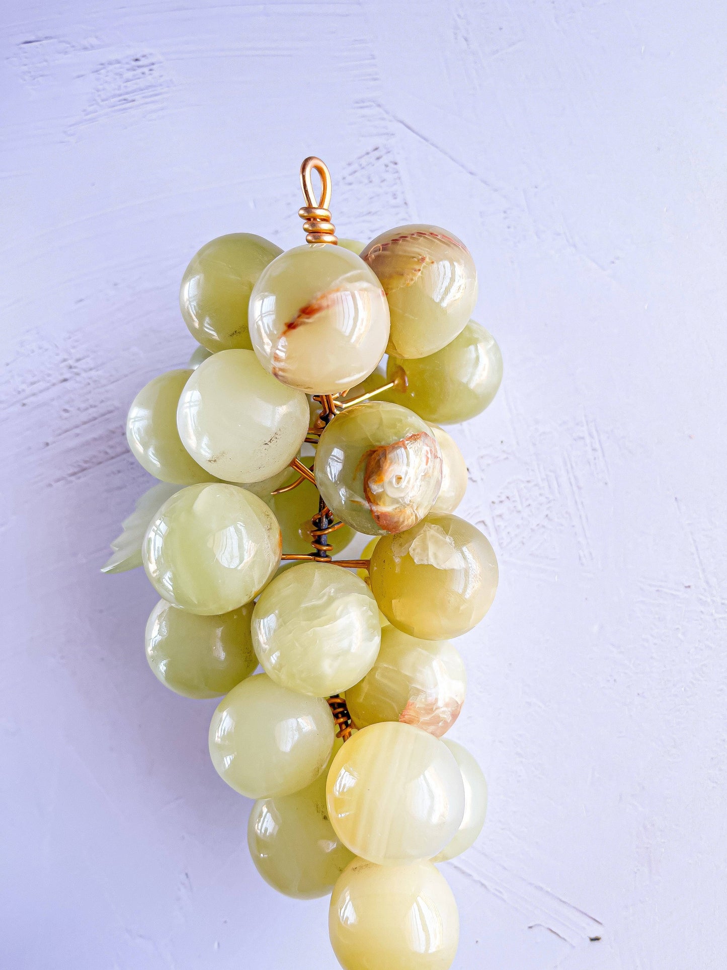 Decorative Cluster of Grapes - Serpentine Stone - SOSC Home