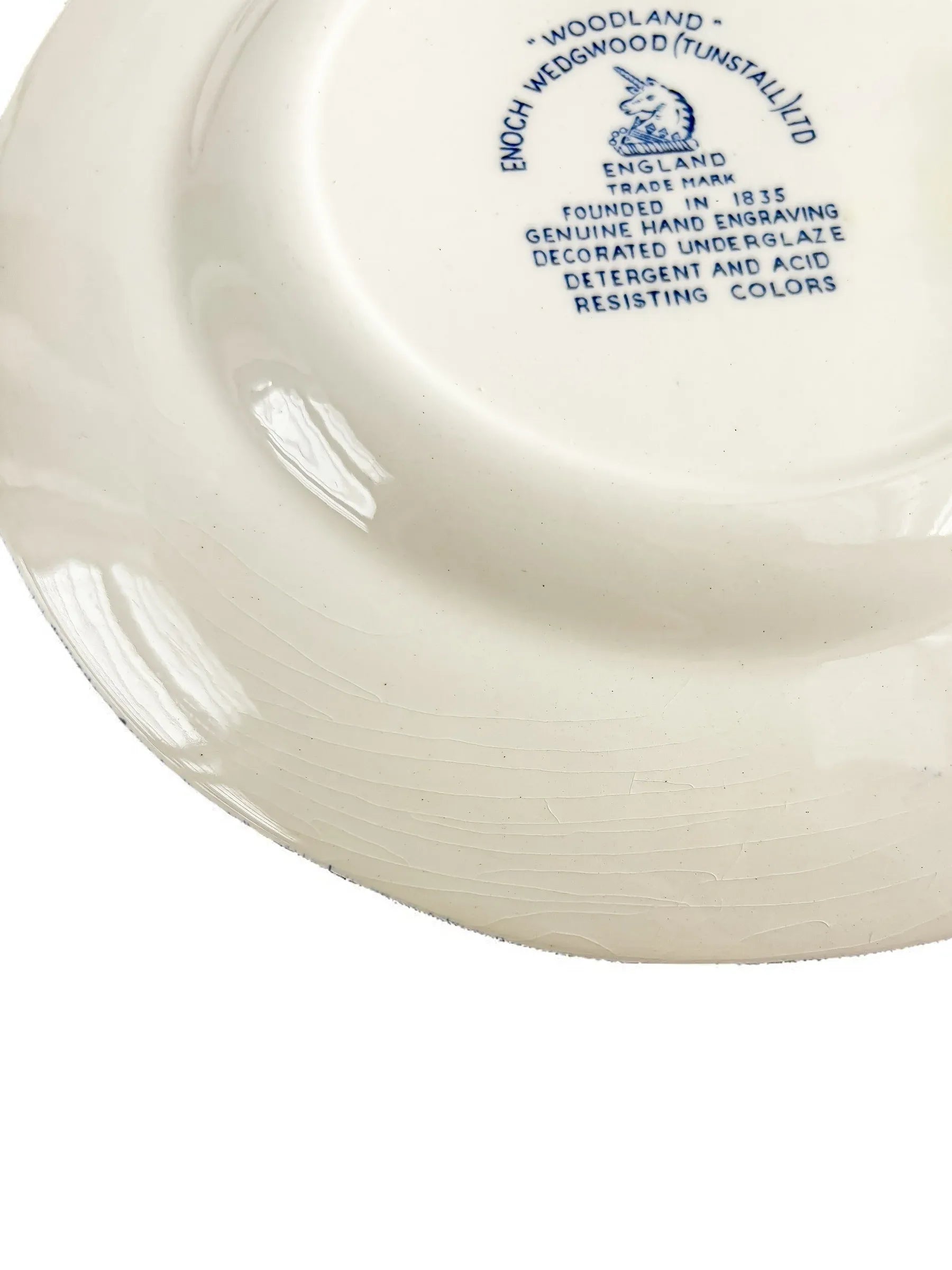 Enoch Wedgwood Bread and Butter Plate | 'Woodland' Blue Collection - SOSC Home