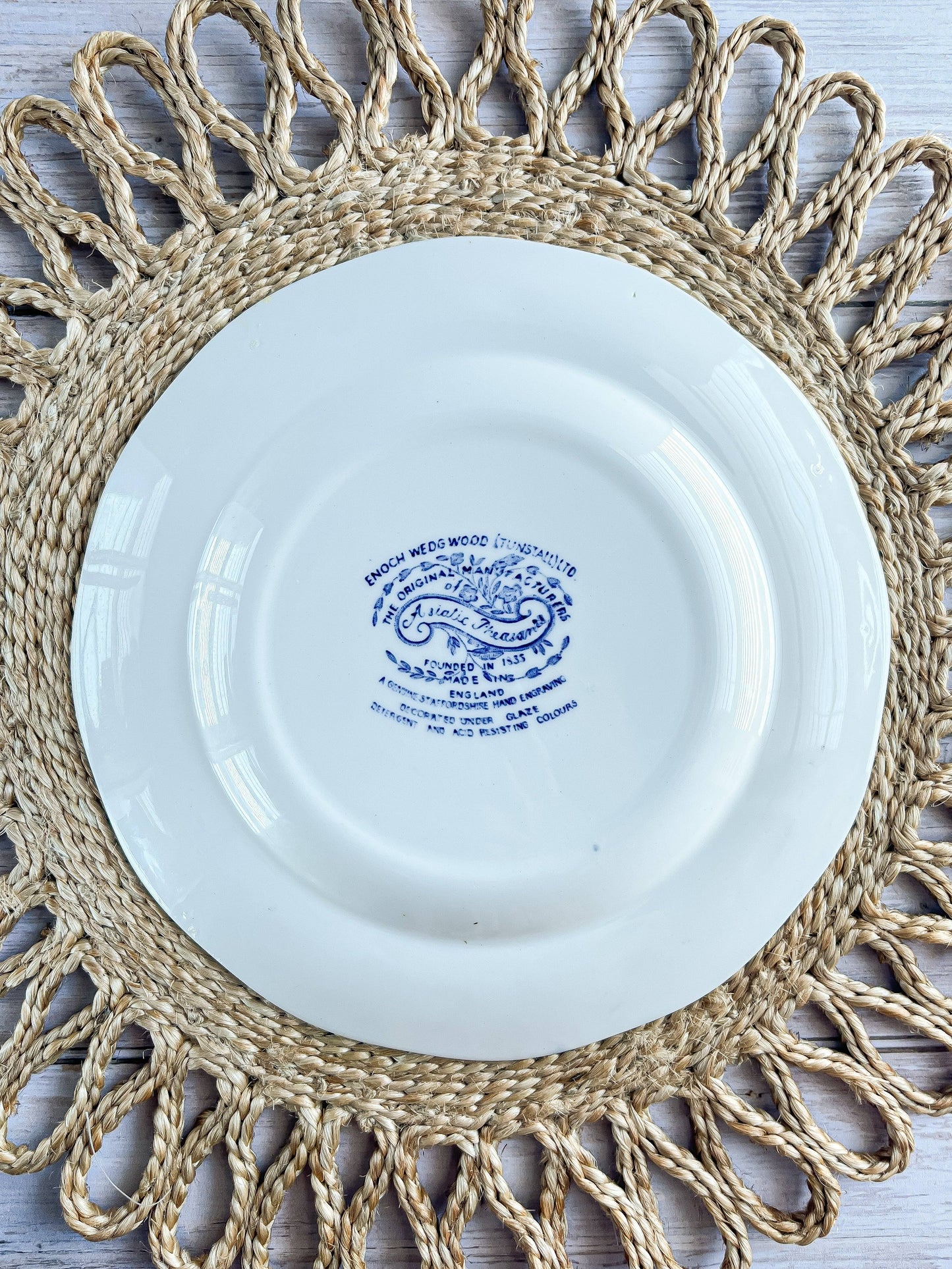 Enoch Wedgwood Luncheon Plate - ‘Asiatic Pheasants’ Pattern - SOSC Home