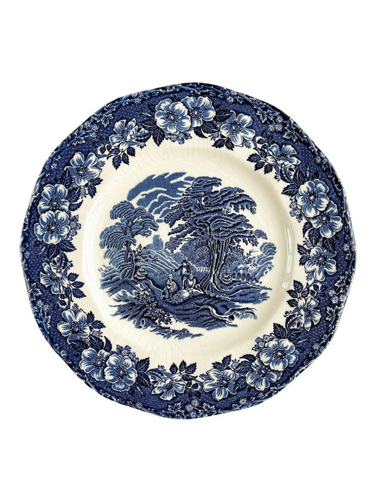 Enoch Wedgwood Salad Plate | 'Woodland' Blue Collection - SOSC Home