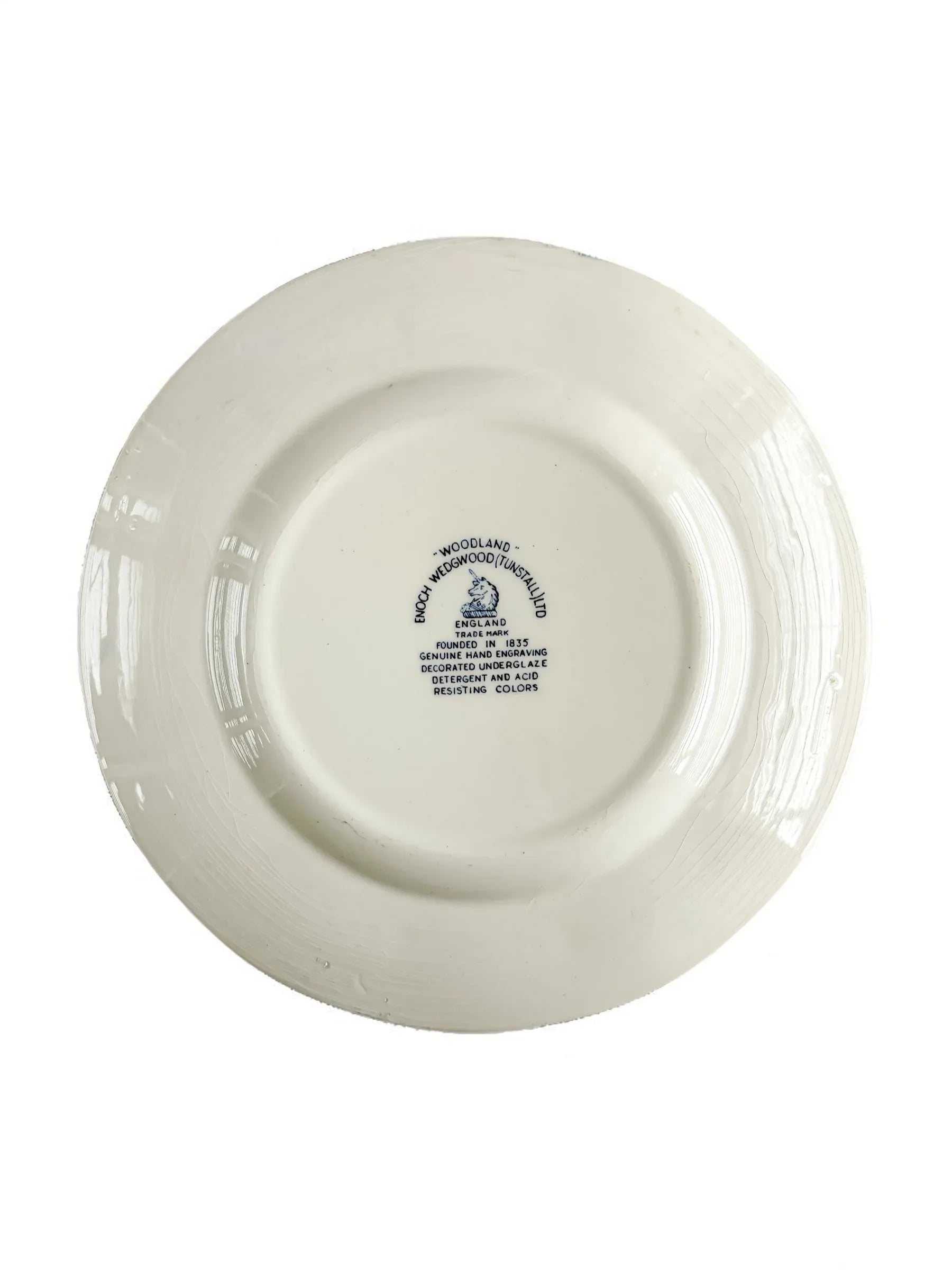 Enoch Wedgwood Salad Plate | 'Woodland' Blue Collection - SOSC Home