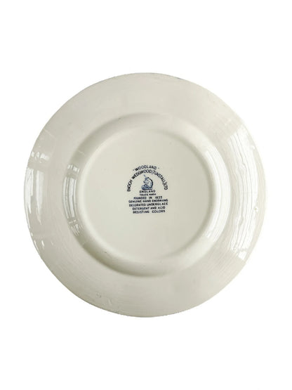 Enoch Wedgwood Salad Plate | 'Woodland' Blue Collection - SOSC Home