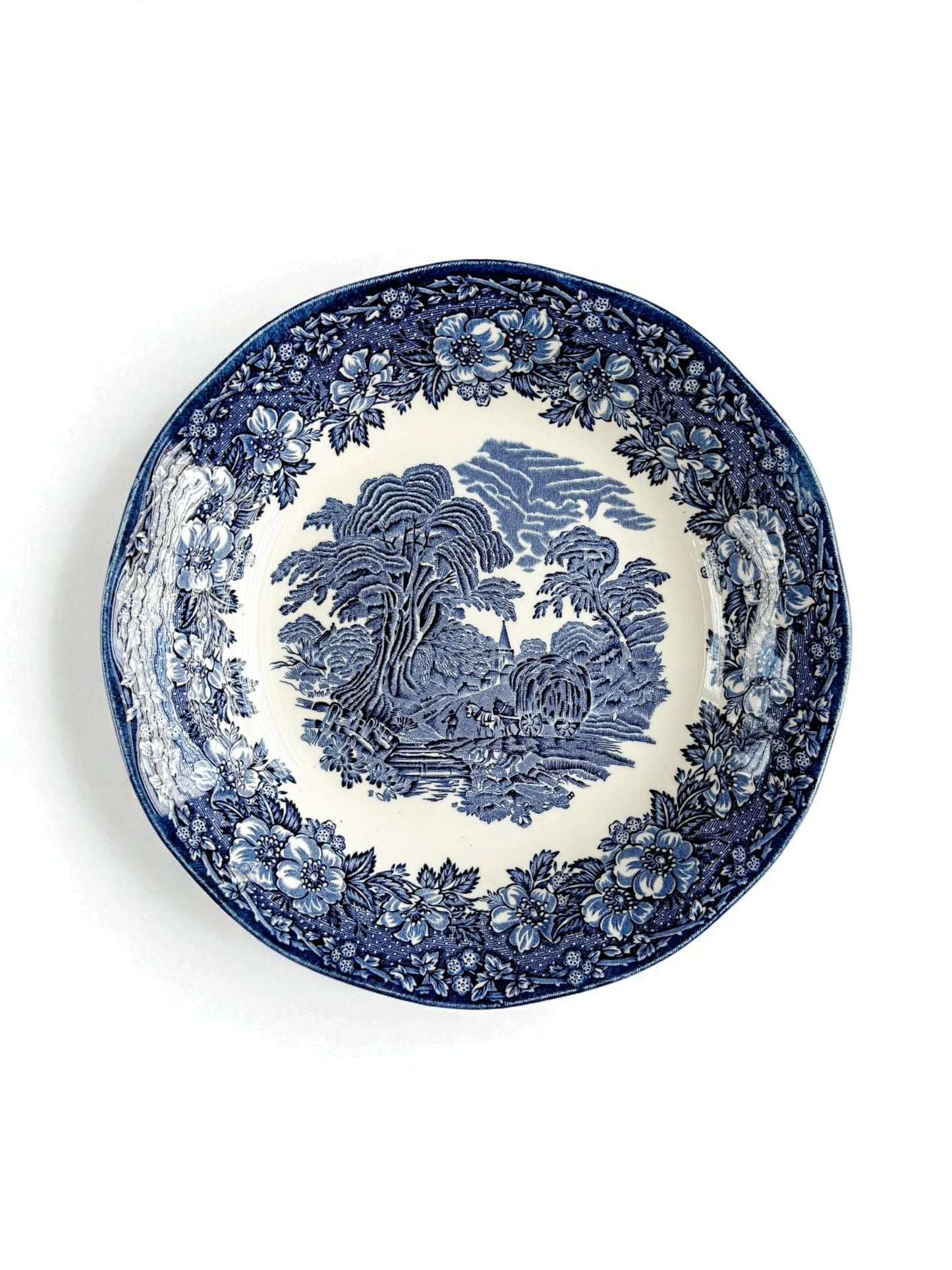 Enoch Wedgwood Soup Bowl | 'Woodland' Collection (Rim Edge) - SOSC Home