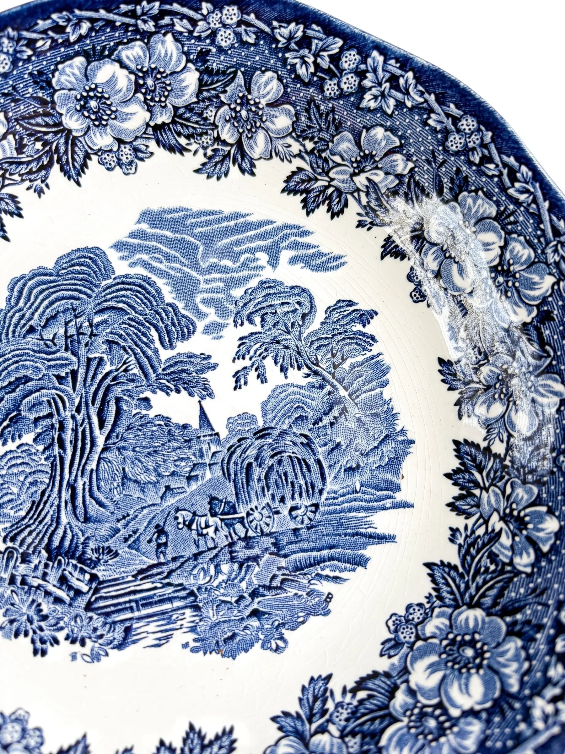 Enoch Wedgwood Soup Bowl | 'Woodland' Collection (Rim Edge) - SOSC Home