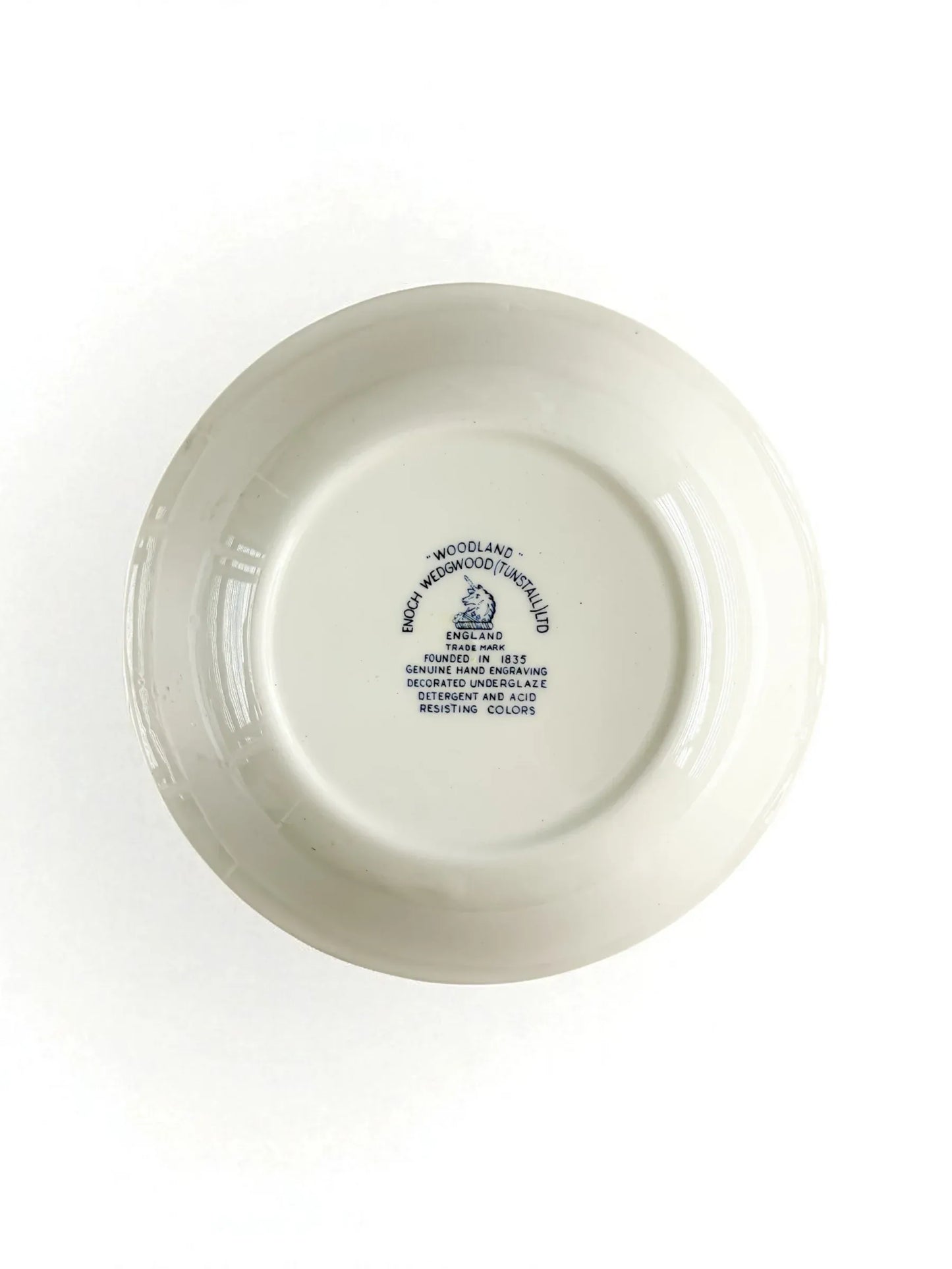 Enoch Wedgwood Soup Bowl | 'Woodland' Collection (Rim Edge) - SOSC Home