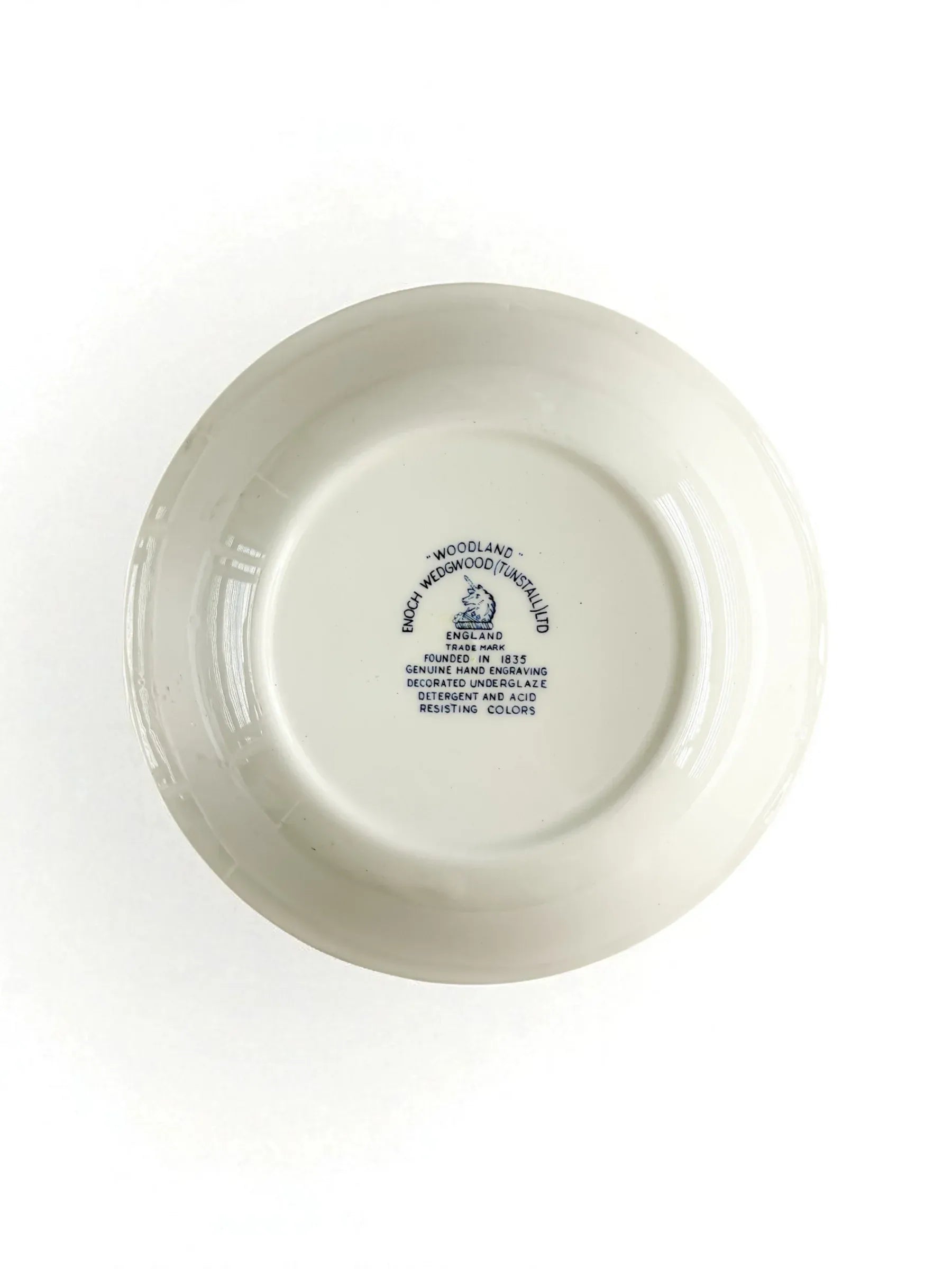 Enoch Wedgwood Soup Bowl | 'Woodland' Collection (Rim Edge) - SOSC Home