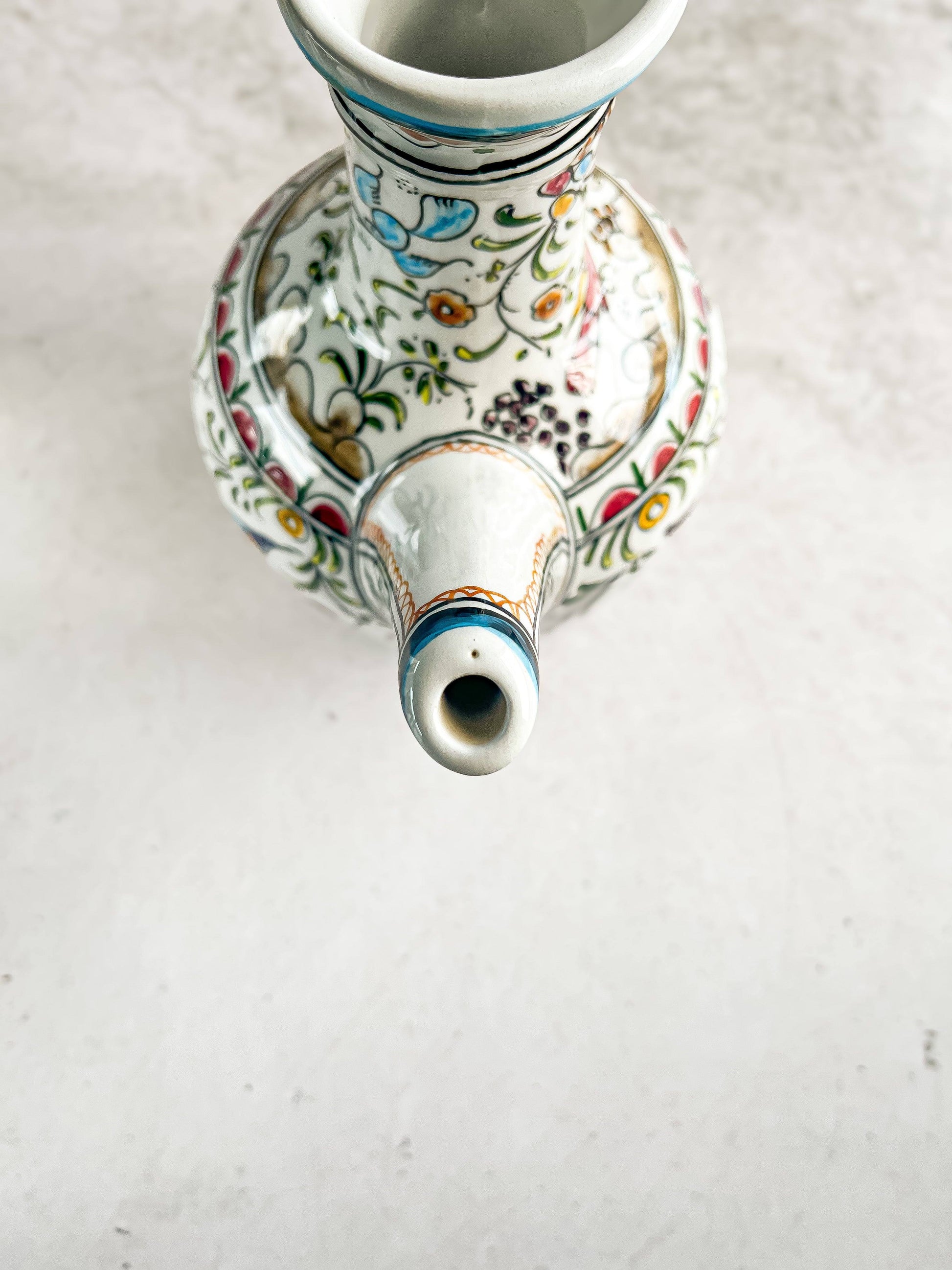 Estrela de Conimbriga Hand-Painted Coffee Pot - '17th Century' Collection - SOSC Home