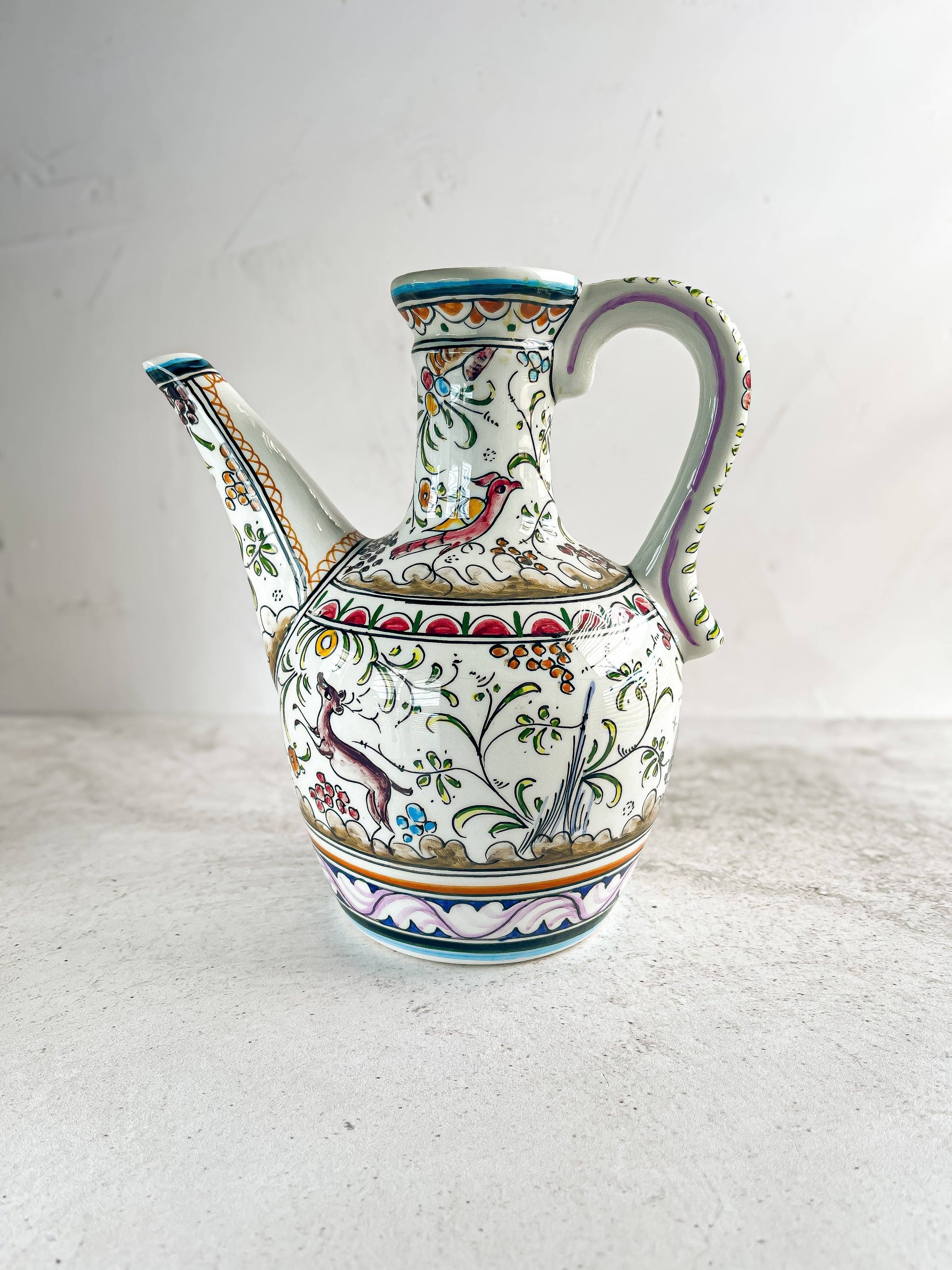 Estrela de Conimbriga Hand-Painted Coffee Pot - '17th Century' Collection - SOSC Home