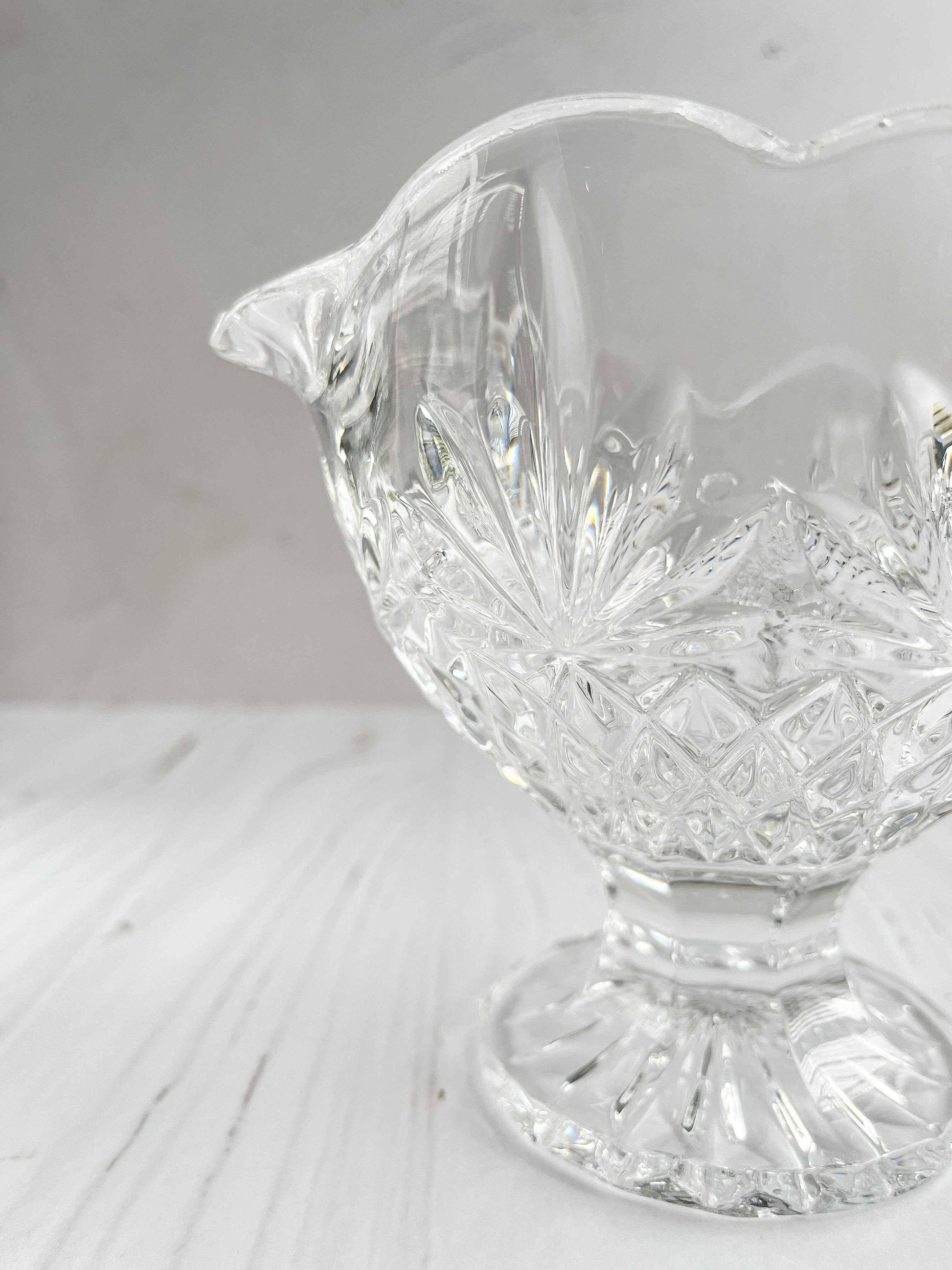 Godinger Shannon Crystal Pineapple Gravy Boat - SOSC Home