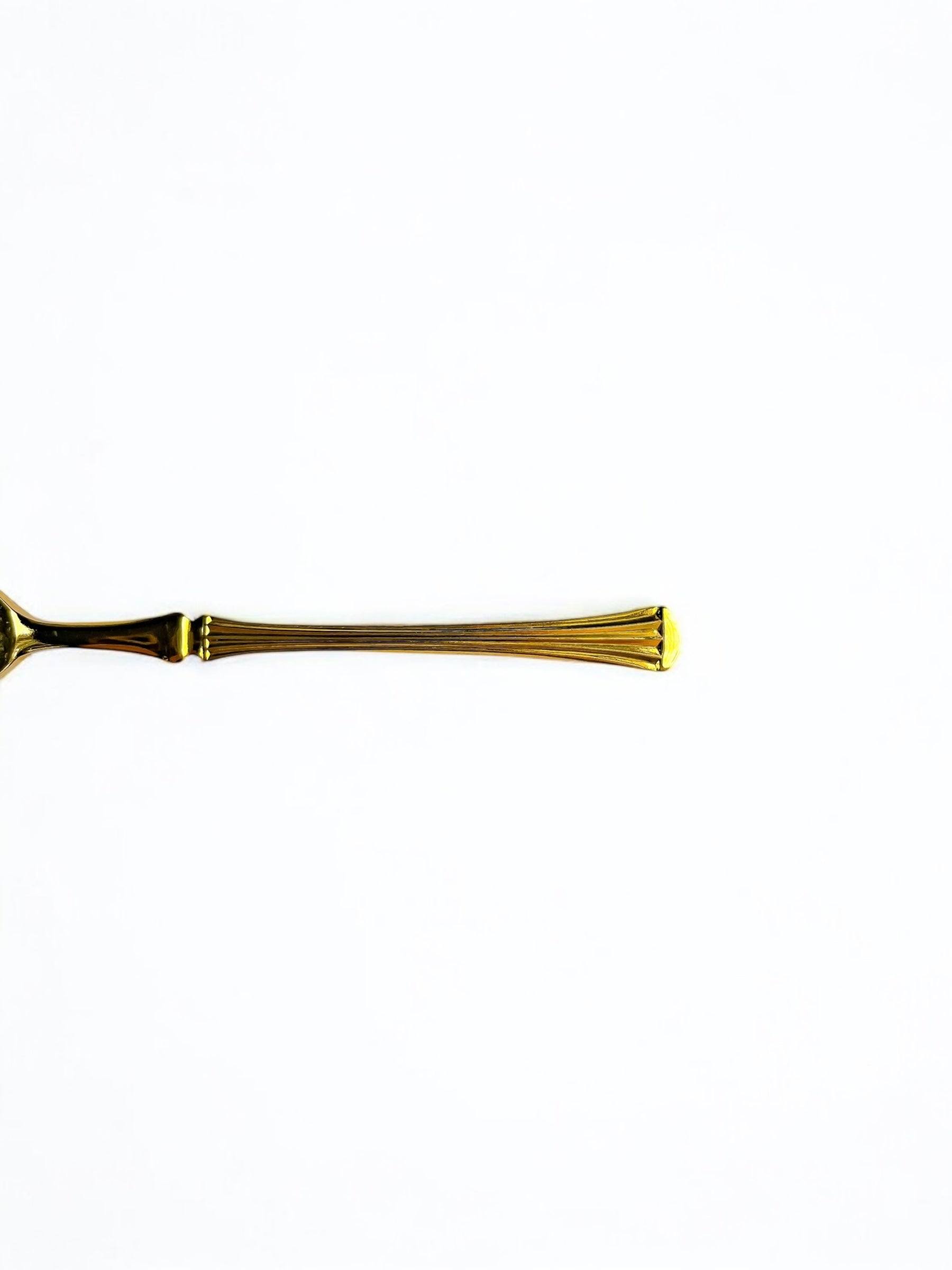 Greensons Set of 6 Boxed Gold-Plated Cake Forks |'Dynasty' Pattern - SOSC Home