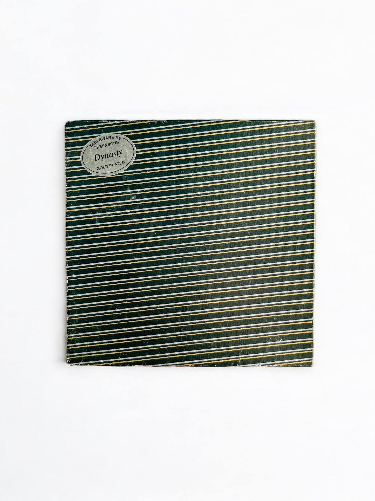 Greensons Set of 6 Boxed Gold-Plated Teaspoons | 'Dynasty' Pattern - SOSC Home