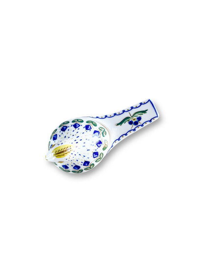 Hand-Crafted Viana Bird Salt Cellar with Floral Motifs - SOSC Home