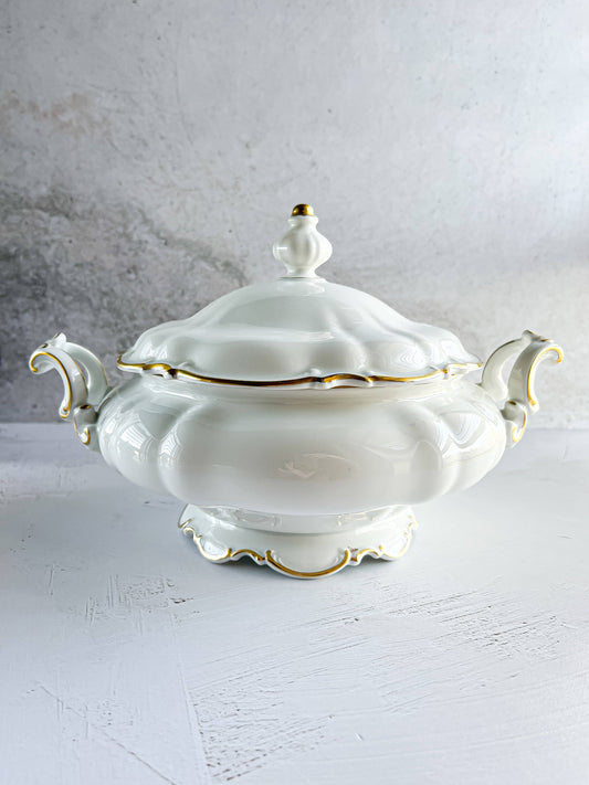 Hutschenreuther Round Covered Vegetable Dish - 'Brighton' Collection - SOSC Home