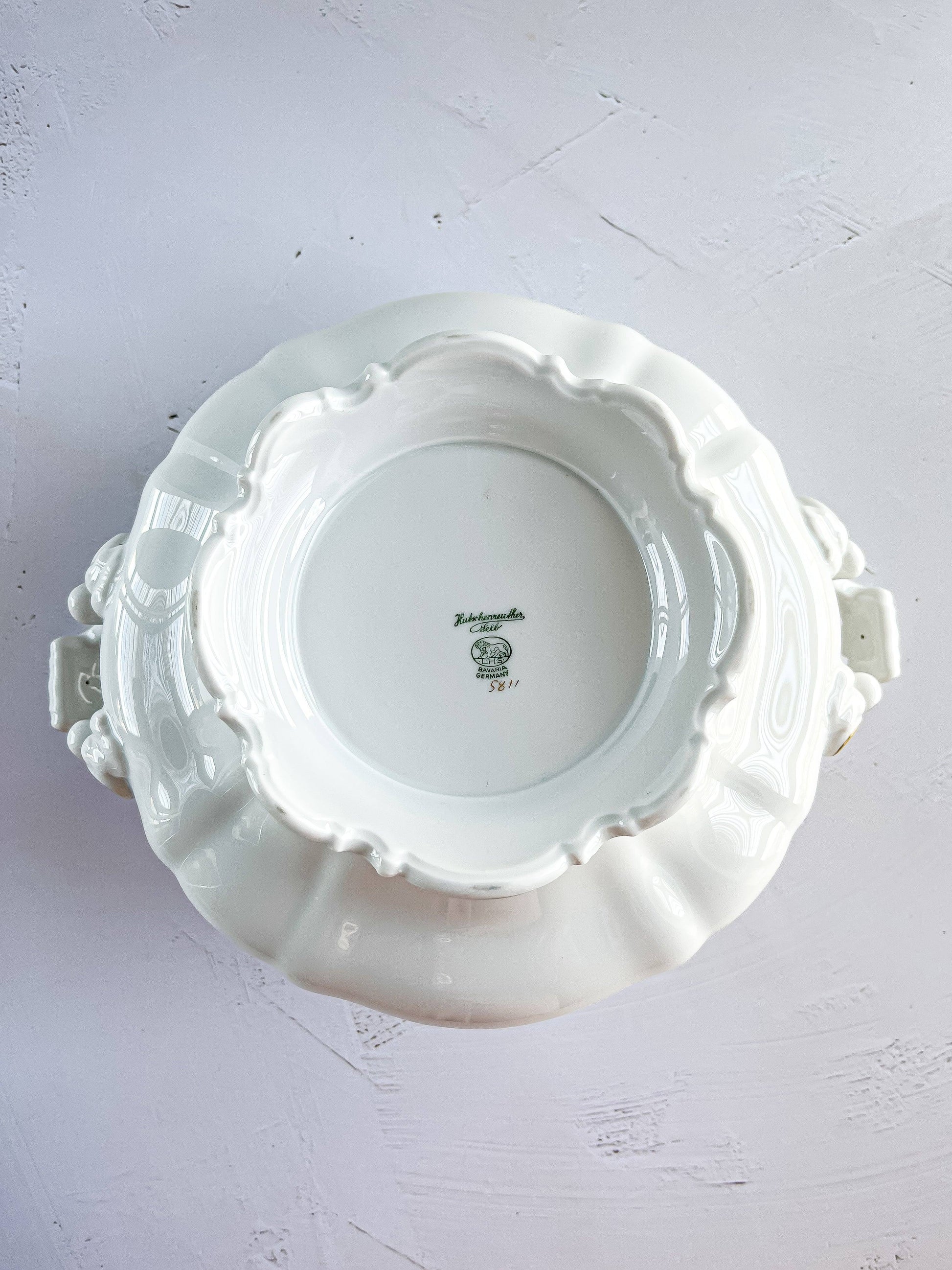 Hutschenreuther Round Covered Vegetable Dish - 'Brighton' Collection - SOSC Home