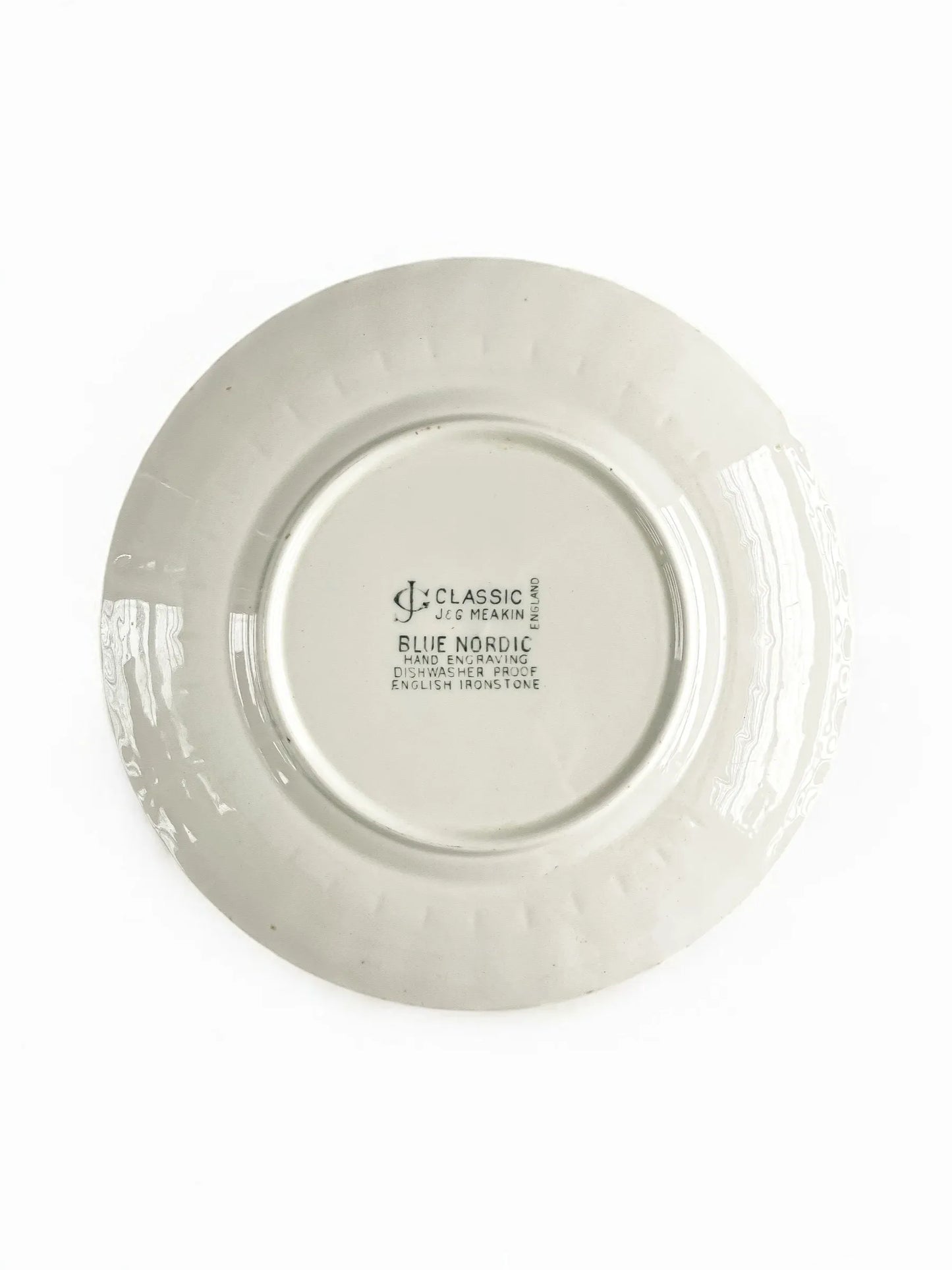 J & G Meakin Bread and Butter Plate | 'Blue Nordic' Collection - SOSC Home