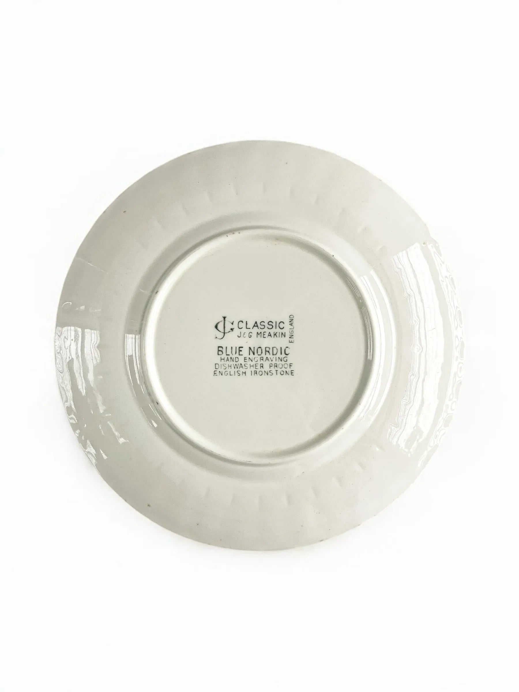 J & G Meakin Bread and Butter Plate | 'Blue Nordic' Collection - SOSC Home