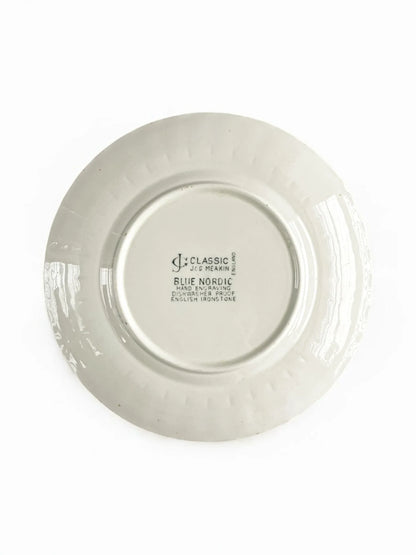 J & G Meakin Bread and Butter Plate | 'Blue Nordic' Collection - SOSC Home