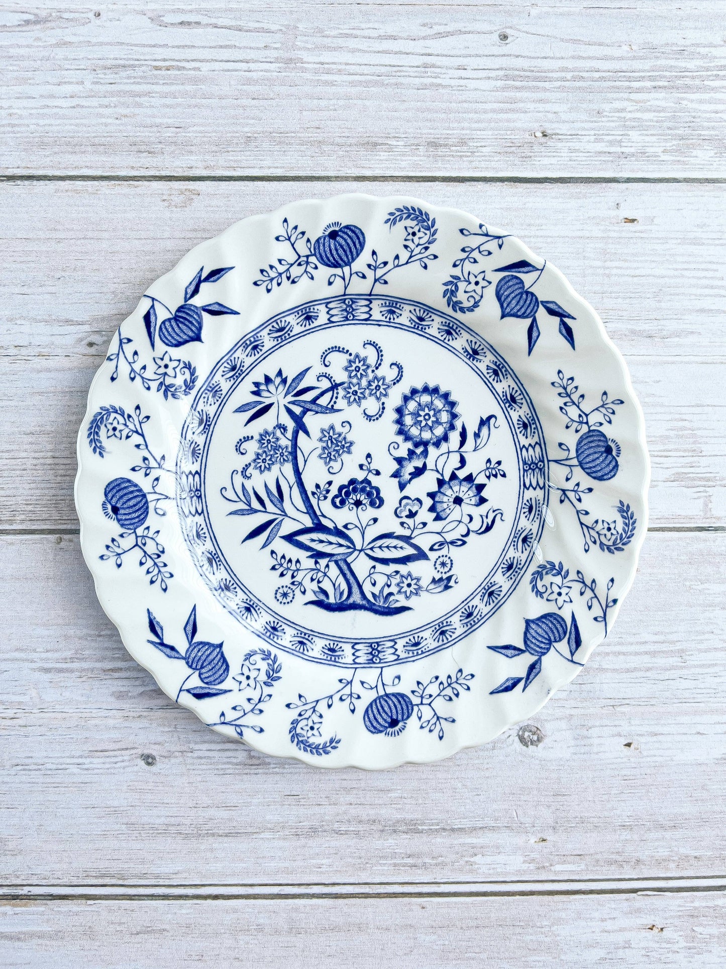 Johnson Bros Bread and Butter Plate – ‘Blue Nordic’ Collection - SOSC Home