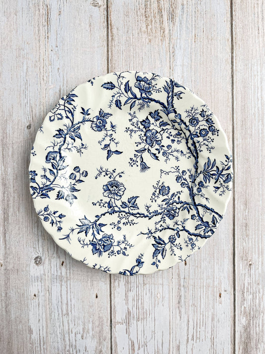 Johnson Bros Bread and Butter Plate - 'Old Bradbury' in Blue Collection - SOSC Home