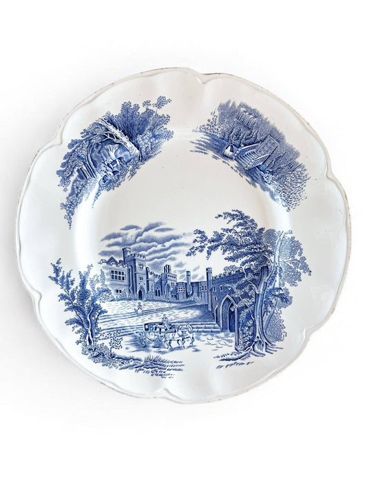 Johnson Bros Dinner Plate – 'Haddon Hall' in Blue Collection - SOSC Home