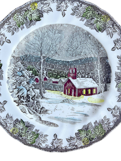 Johnson Bros Friendly Village Dinner Plate | ‘The School House’ - SOSC Home