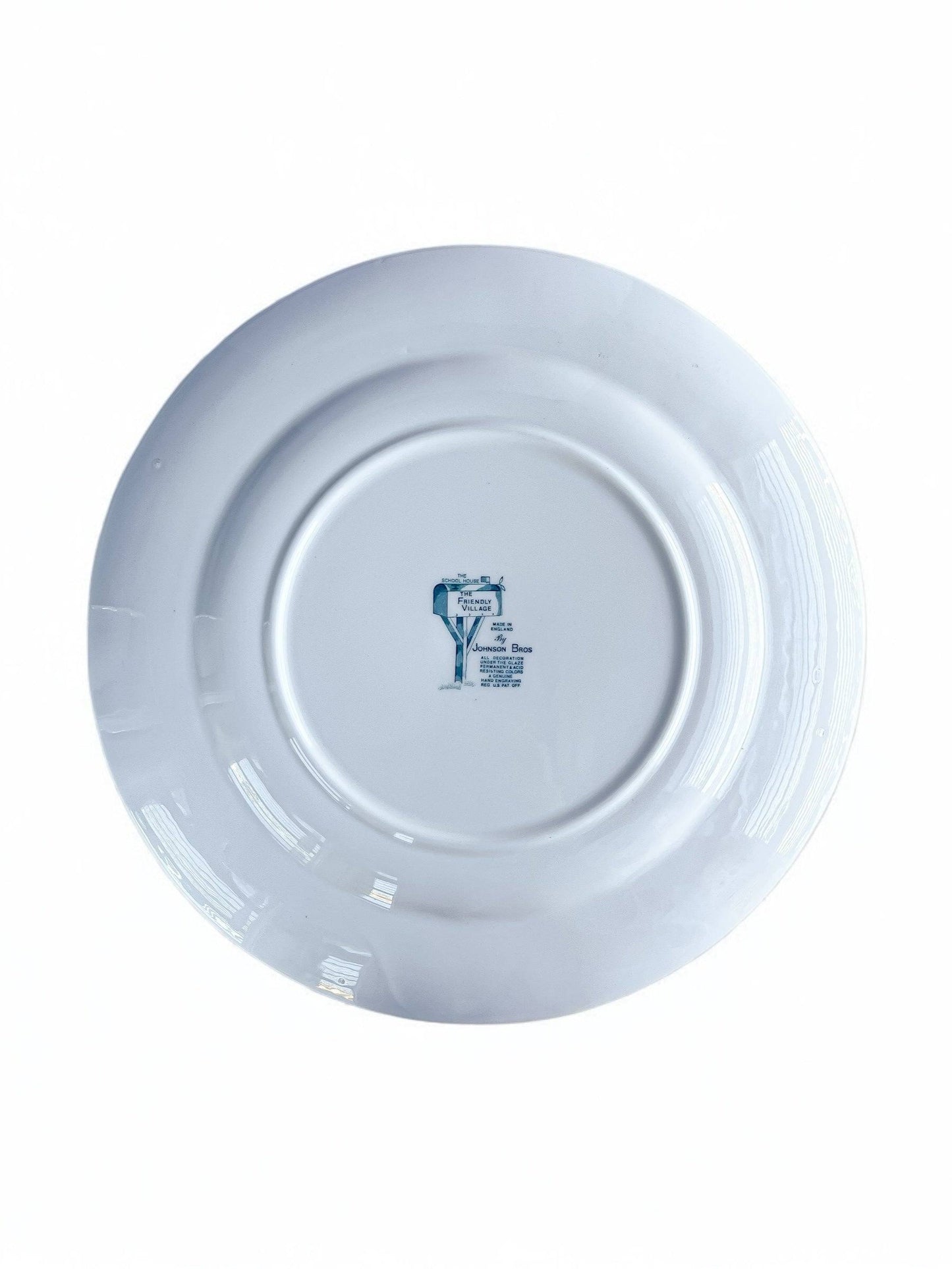 Johnson Bros Friendly Village Dinner Plate | ‘The School House’ - SOSC Home