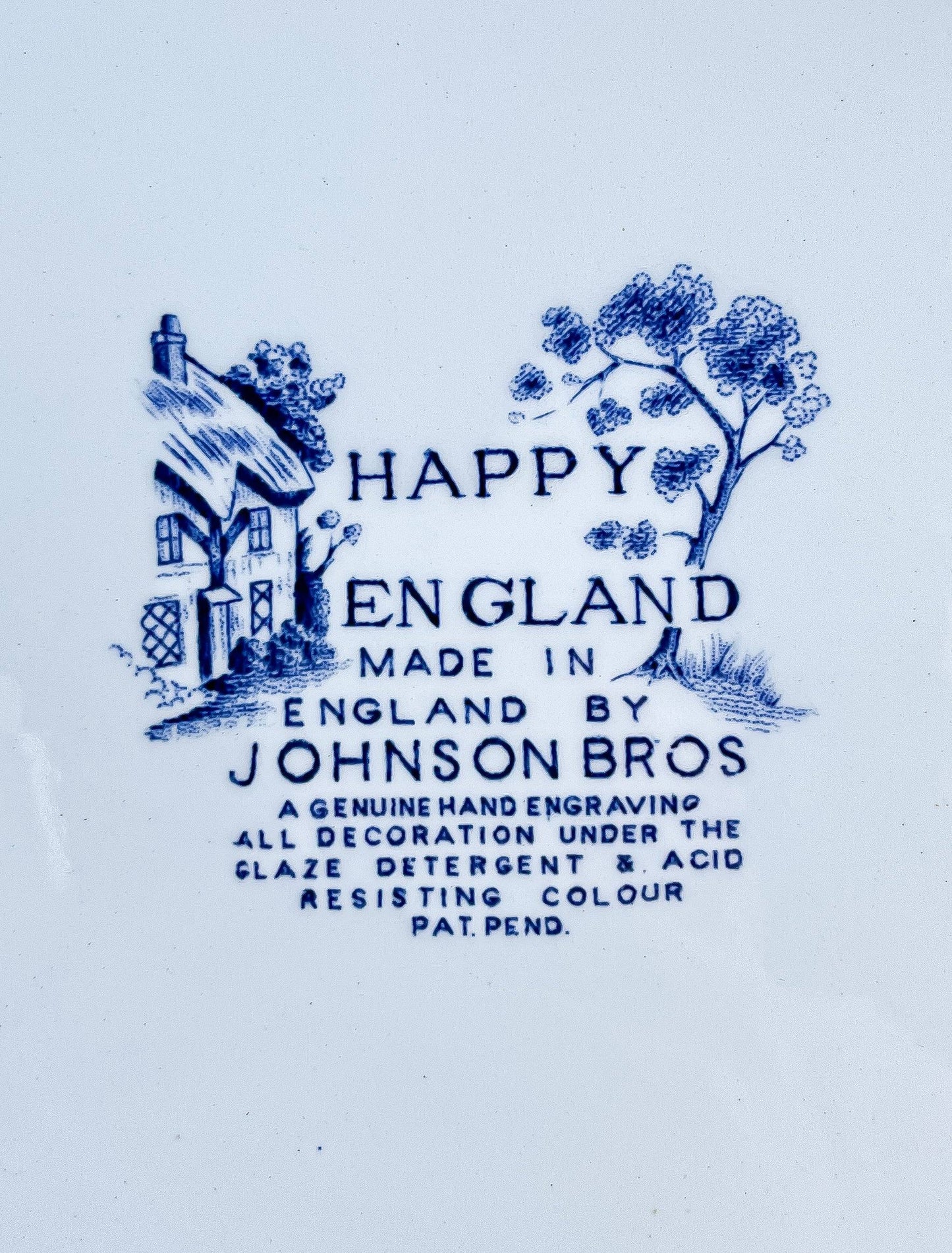 Johnson Bros Large Oval Serving Platter - ‘Happy England’ Collection - SOSC Home