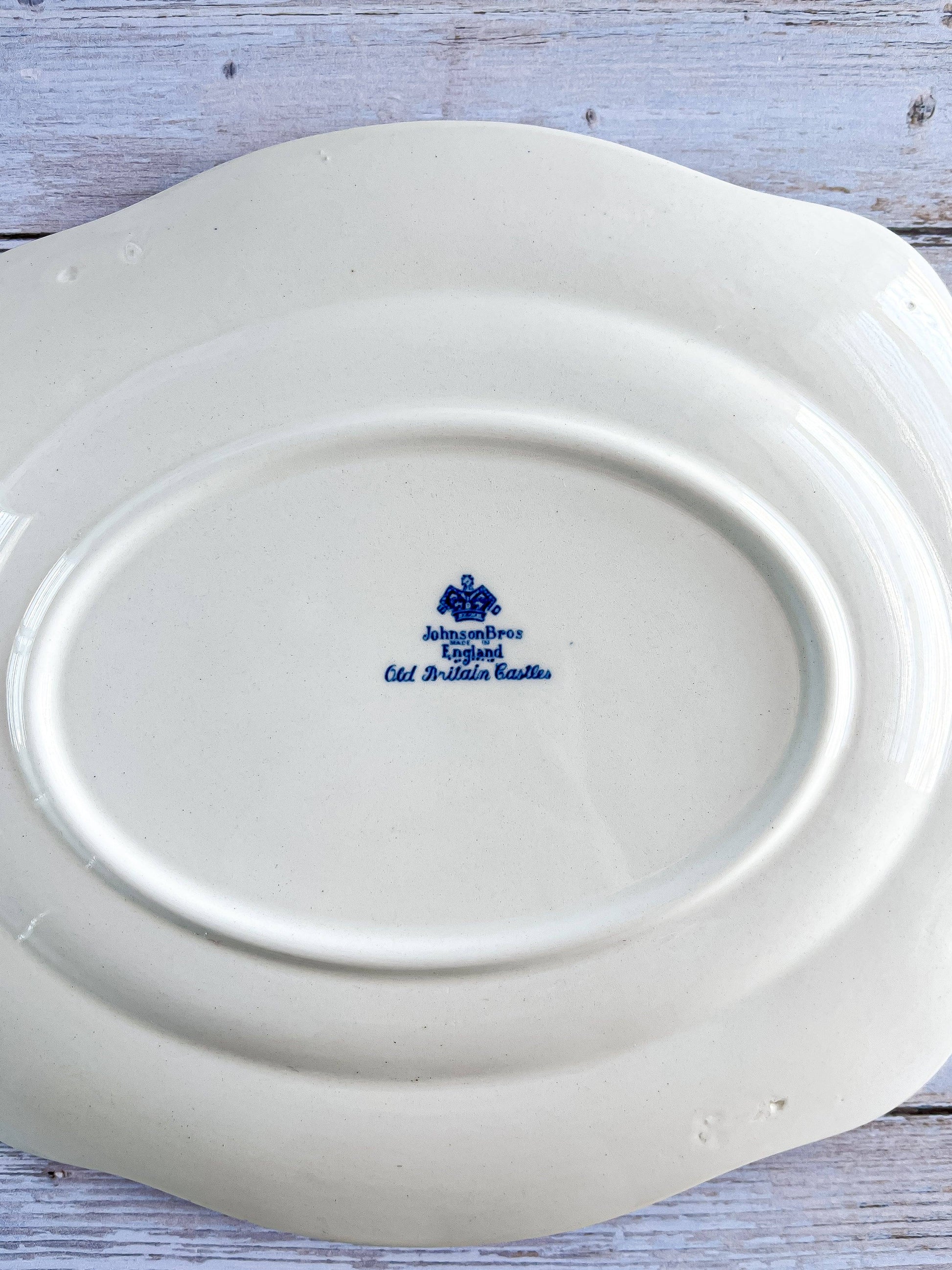 Johnson Bros Old Britain Castles Collection Medium Serving Platter