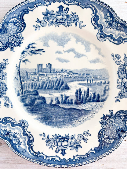 Johnson Bros Old Britain Castles Dessert Plate - ‘City of Exeter in 1792’ Design - SOSC Home