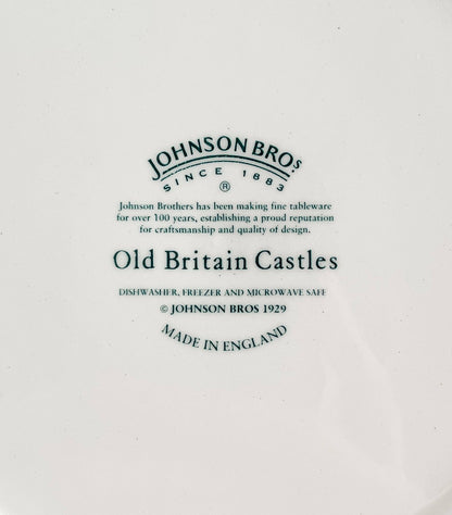 Johnson Bros Old Britain Castles Dinner Plate - 'Blarney Castle in 1792’ Design - SOSC Home