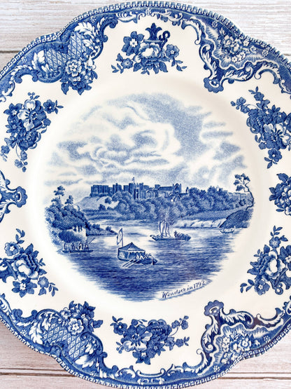 Johnson Bros Old Britain Castles Luncheon Plate - 'Windsor in 1792’ Design - SOSC Home