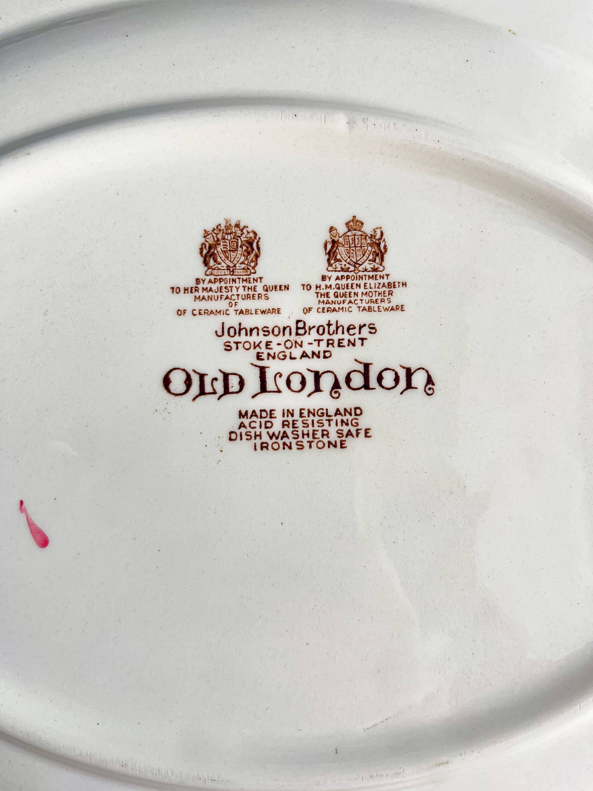 Johnson Bros “Old London” Serving Platter | 'Tower of London' Scene - SOSC Home