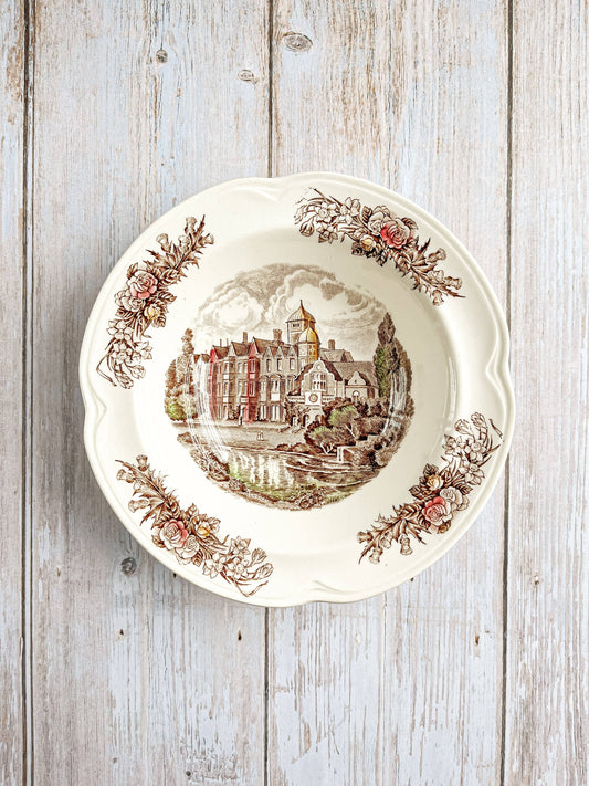 Johnson Bros ‘Royal Homes of Britain’ Collection Cereal Bowl - 'Sandringham House' Design - SOSC Home