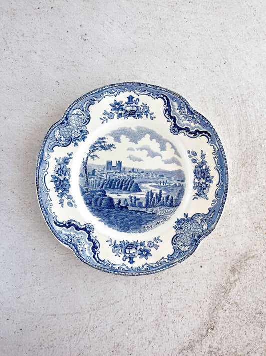 Johnson Bros Salad Plate - Old Britain Castles, City of Exeter 1792 - SOSC Home