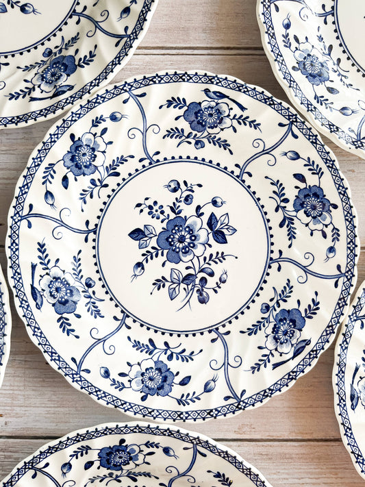 Johnson Bros Single Bread & Butter Plate - 'Indies' in Blue Collection - SOSC Home