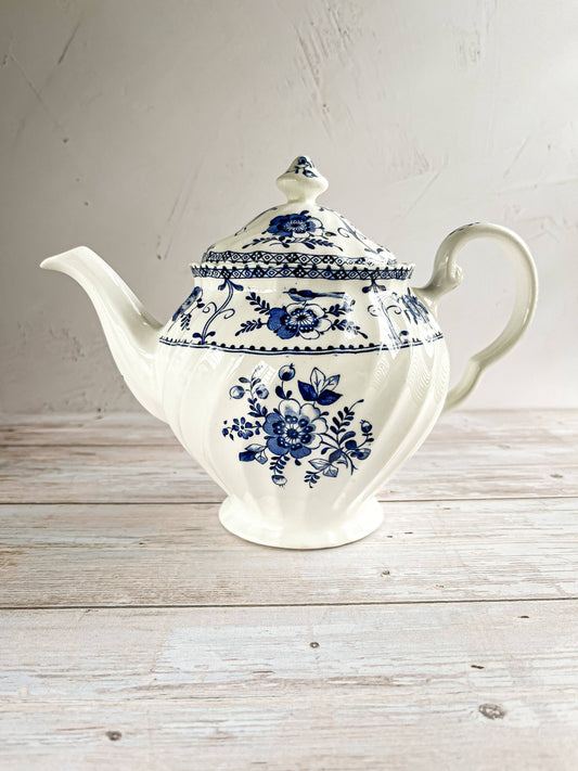 Johnson Bros Teapot - ‘Indies Blue’ Collection - SOSC Home